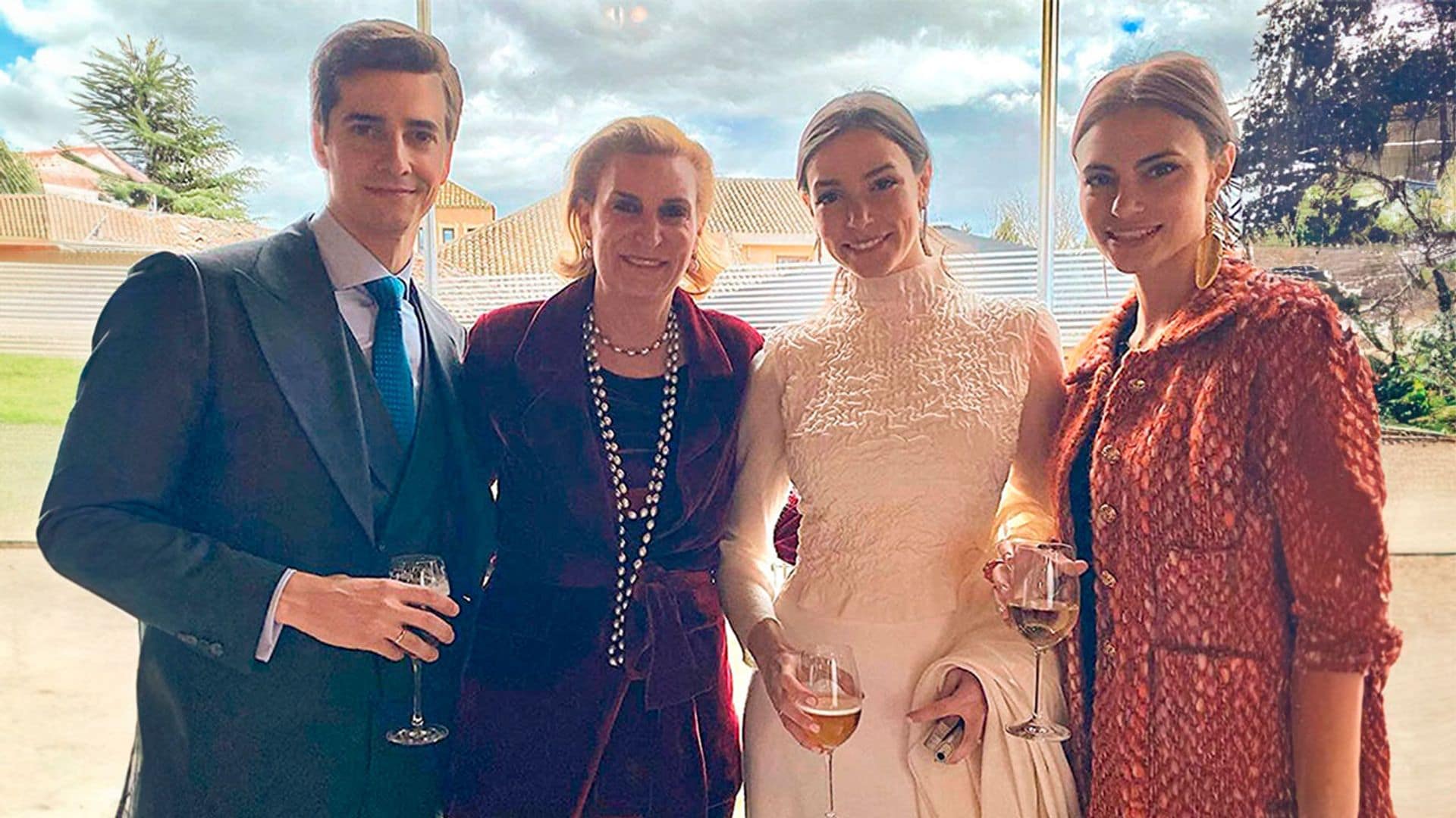 La emoción de María Zurita en la boda de su ahijada Blanca con el hermano de la 'influencer' María Fernández-Rubíes