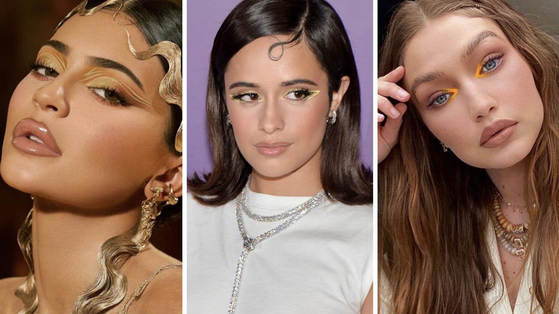 Graphic eyeliner, la tendencia de Kylie Jenner y Camila Cabello con la que dan color a su mirada