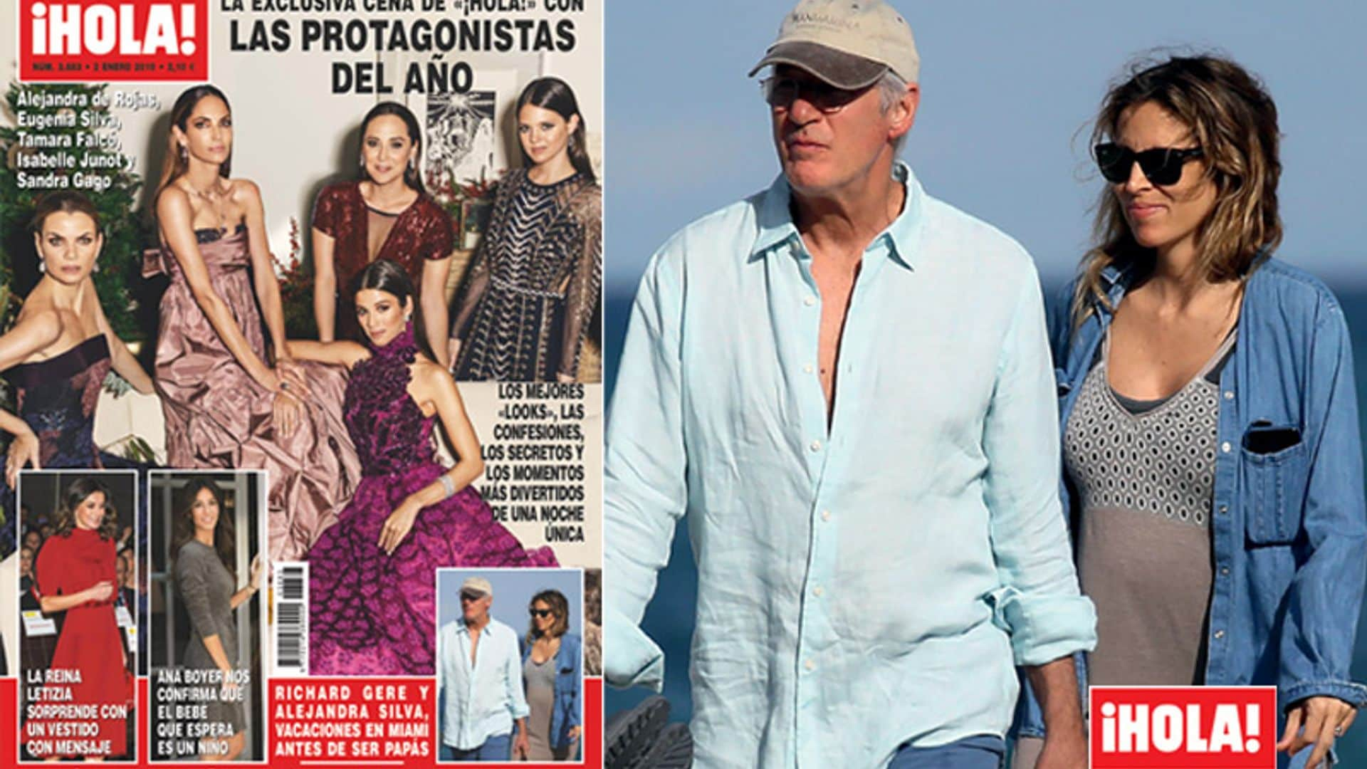 En ¡HOLA!: Richard Gere y Alejandra Silva, vacaciones en Miami antes de ser papás