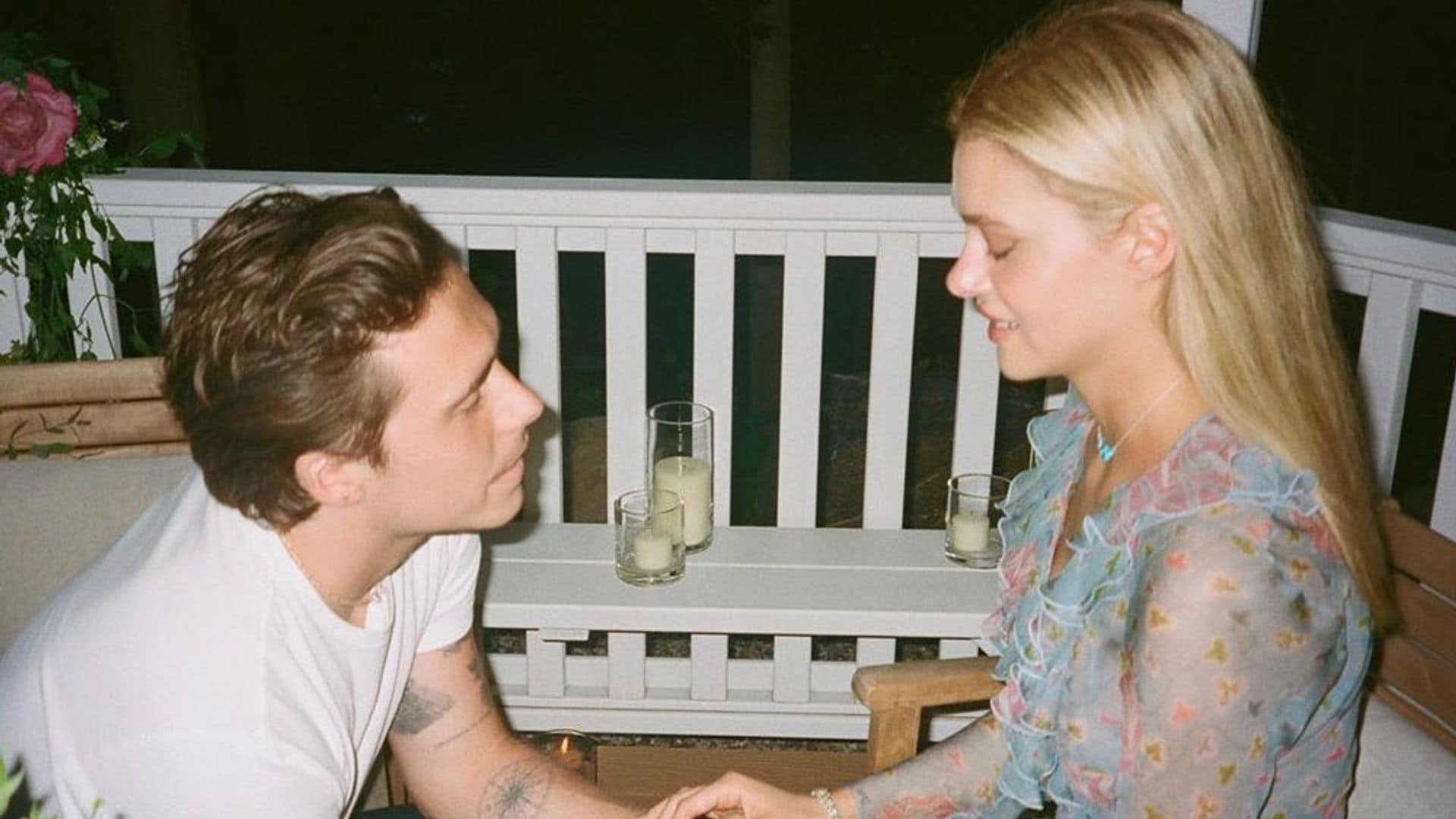 Brooklyn Beckham y Nicola Peltz comparten las fotos de su pedida y sus mensajes más románticos 💖