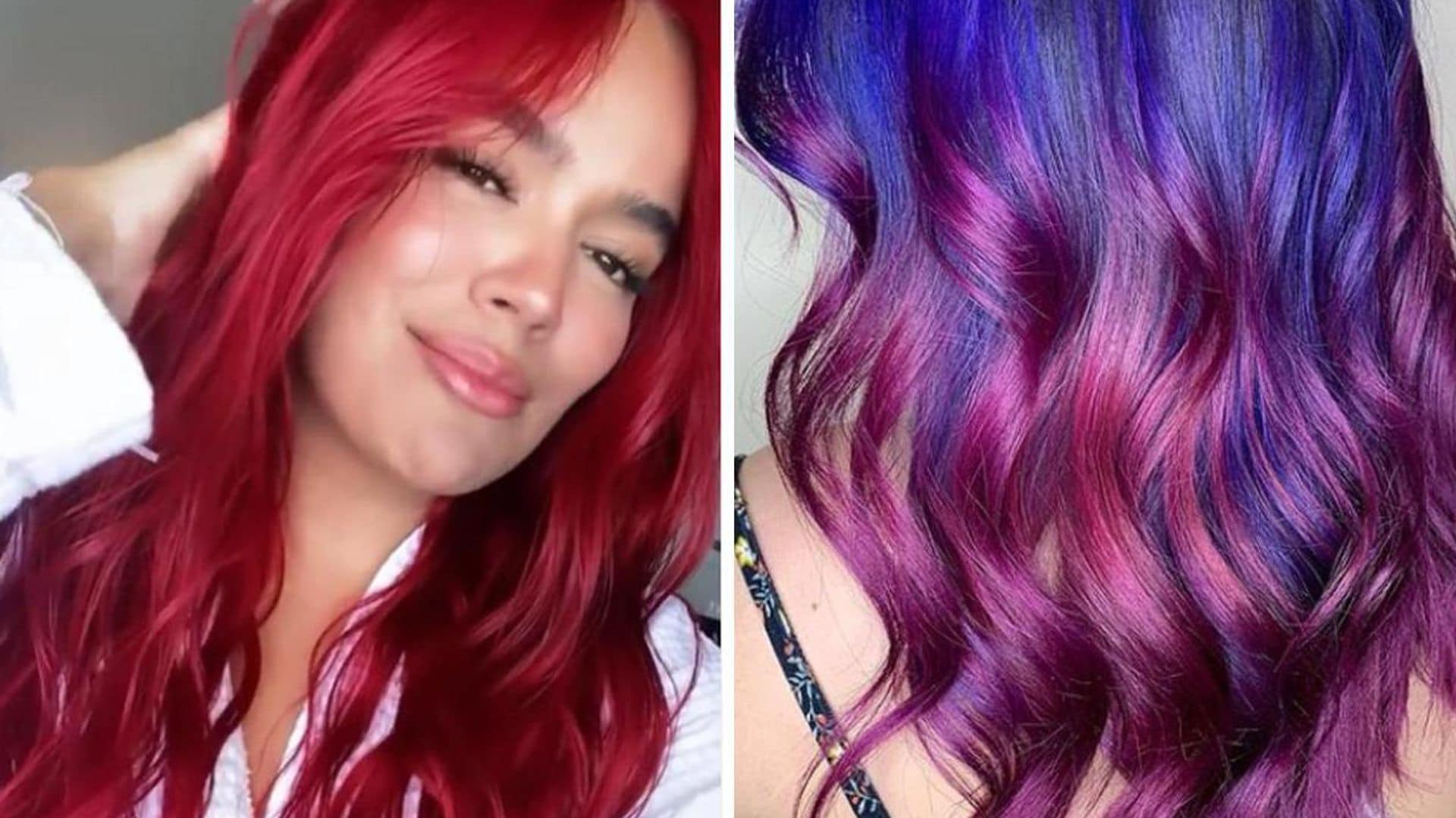 Los cuidados que debes tener si quieres pintar tu cabello de colores vibrantes como Karol G o Rosalía