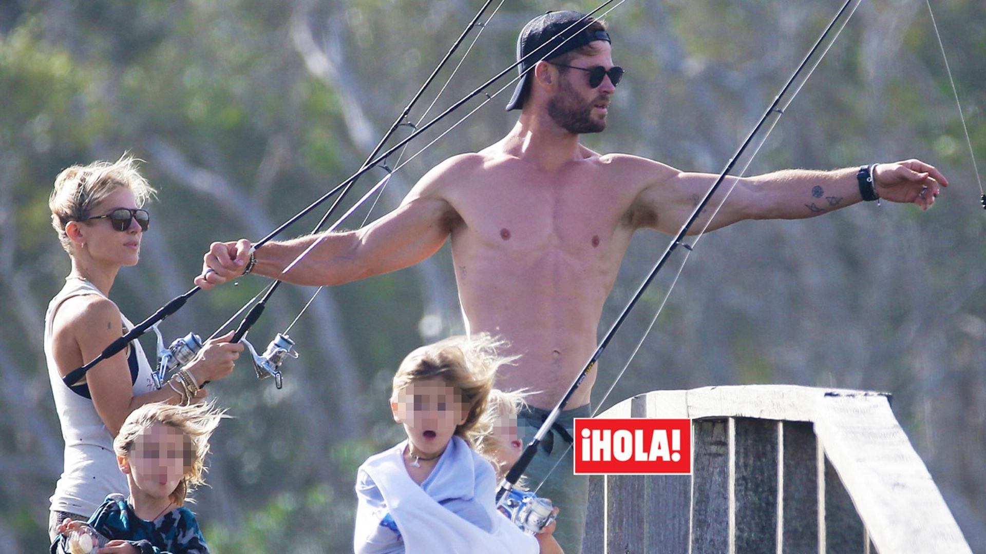 EXCLUSIVA: Elsa Pataky y Chris Hemsworth enseñan nuevos hobbies a sus peques