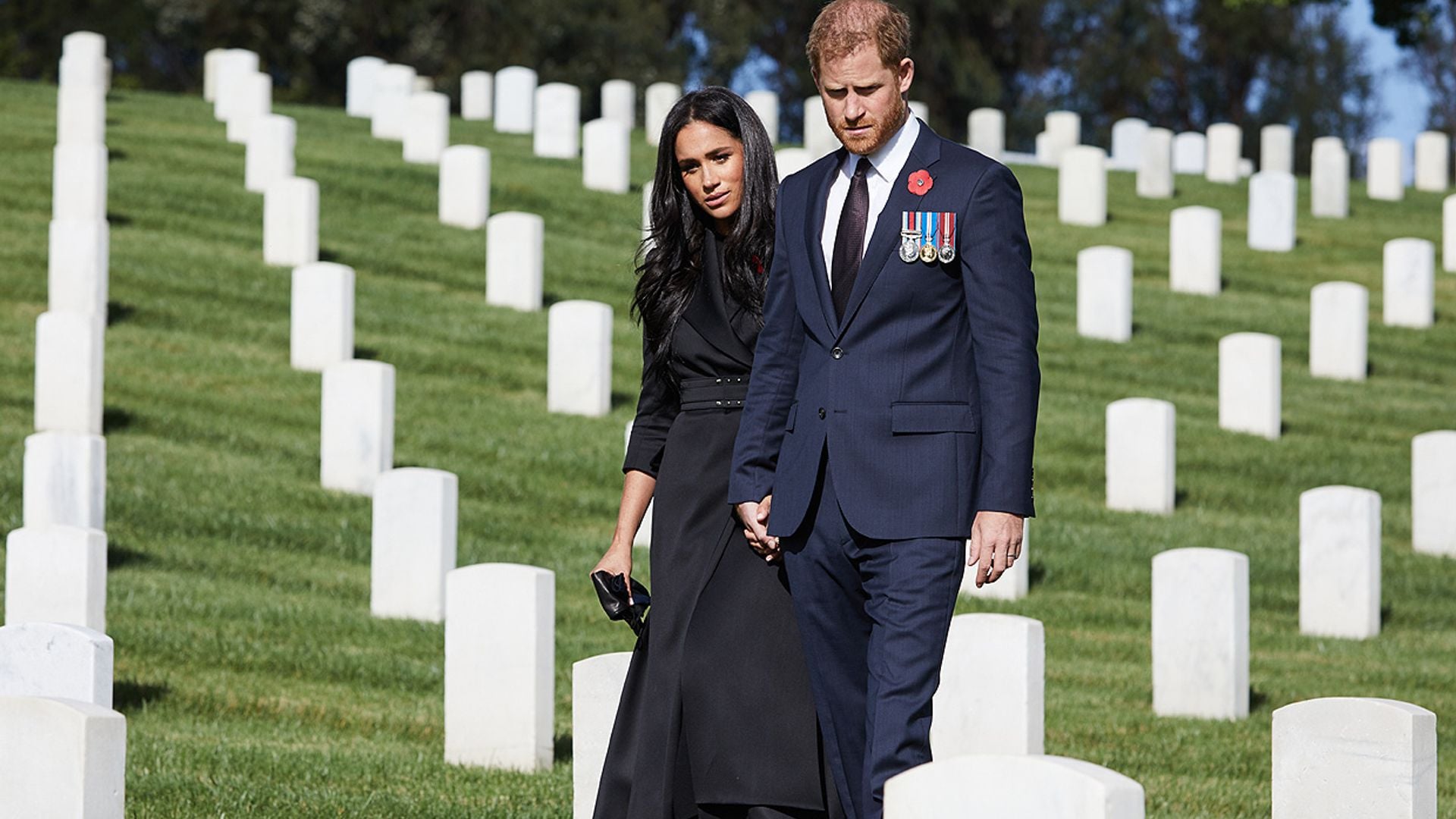 Meghan y Harry celebran por sorpresa el Día del Armisticio: todas las fotos de su particular tributo