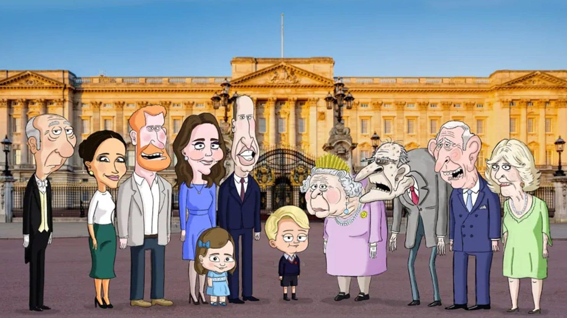 A la Familia Real británica le crecen las series: ahora es protagonista de unos dibujos animados