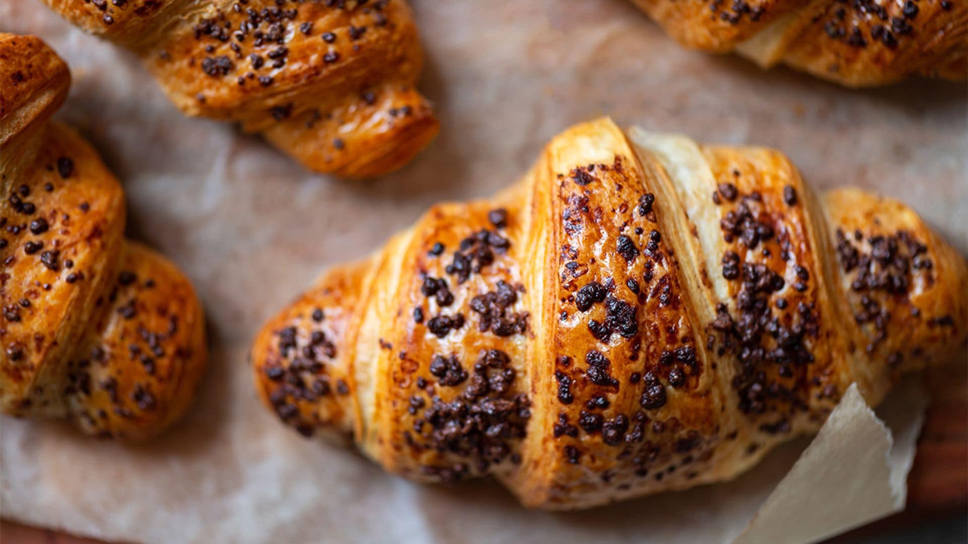 Cruasán de chocolate en 'airfryer'