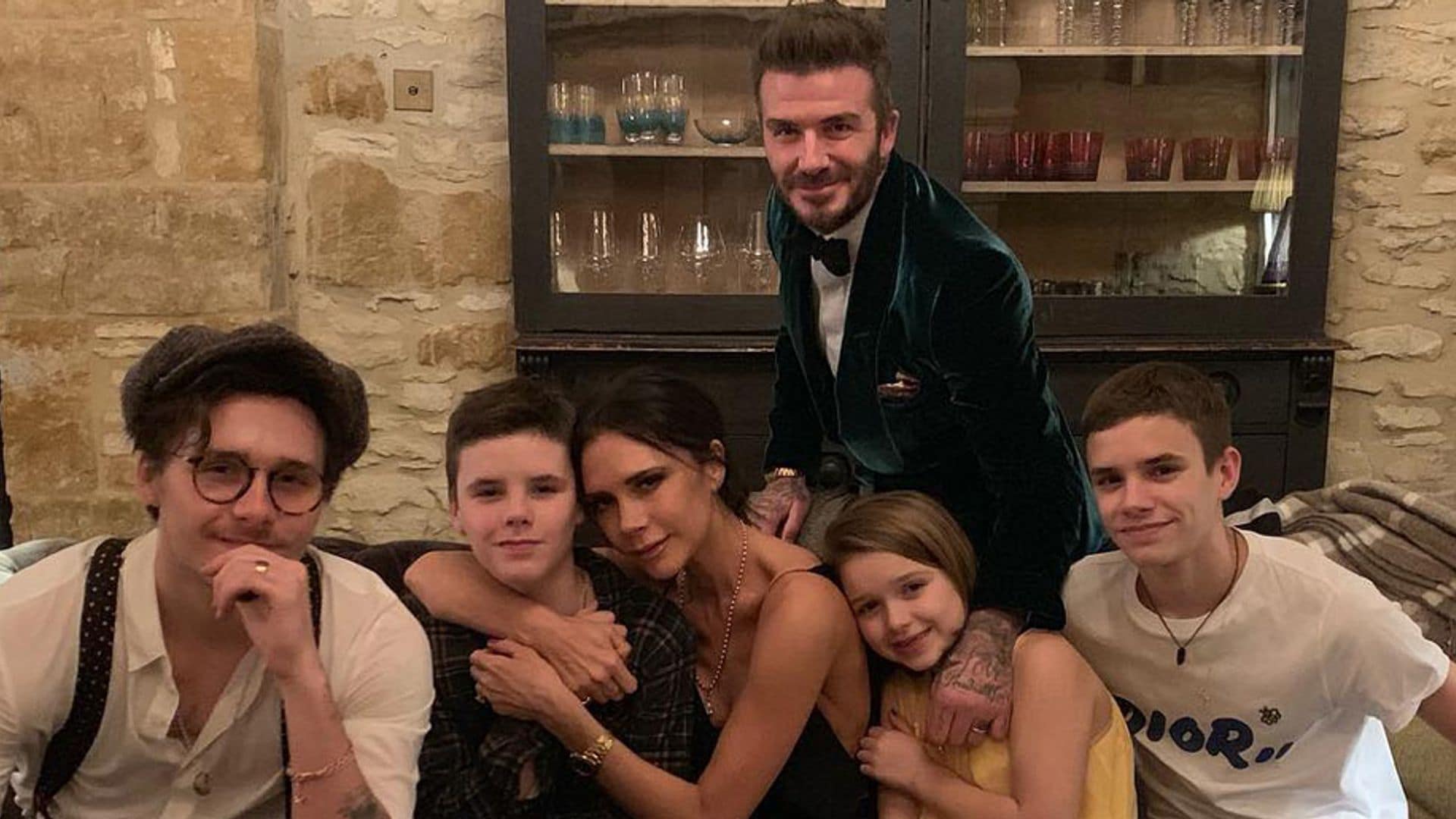 beckham familia miami foto