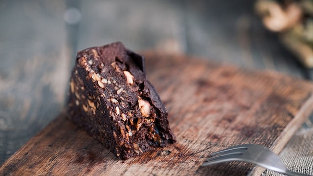 brownie chocolate nueces datiles