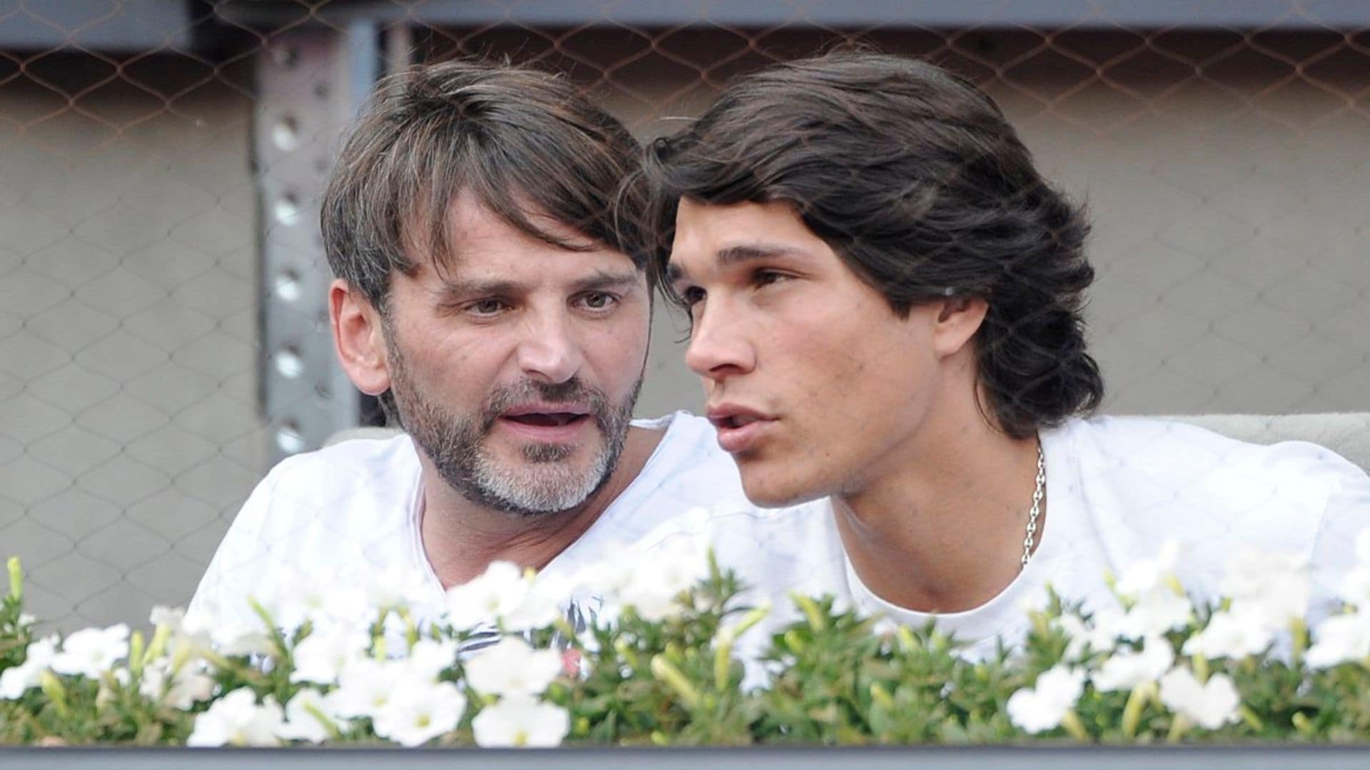 fernando tejero y pablo castellano en el open de tenis de madrid en mayo de 2014 