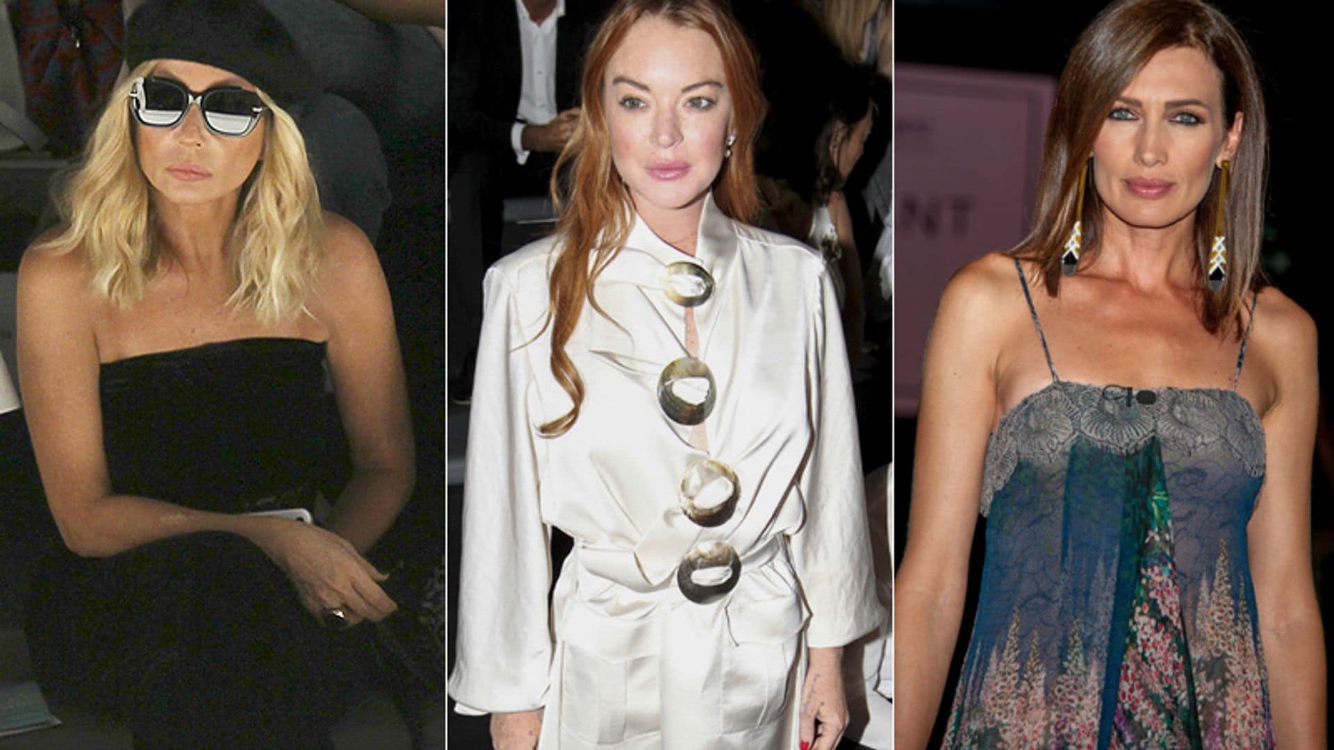 Lindsay Lohan se cuela en el front row de Fashion Week Madrid