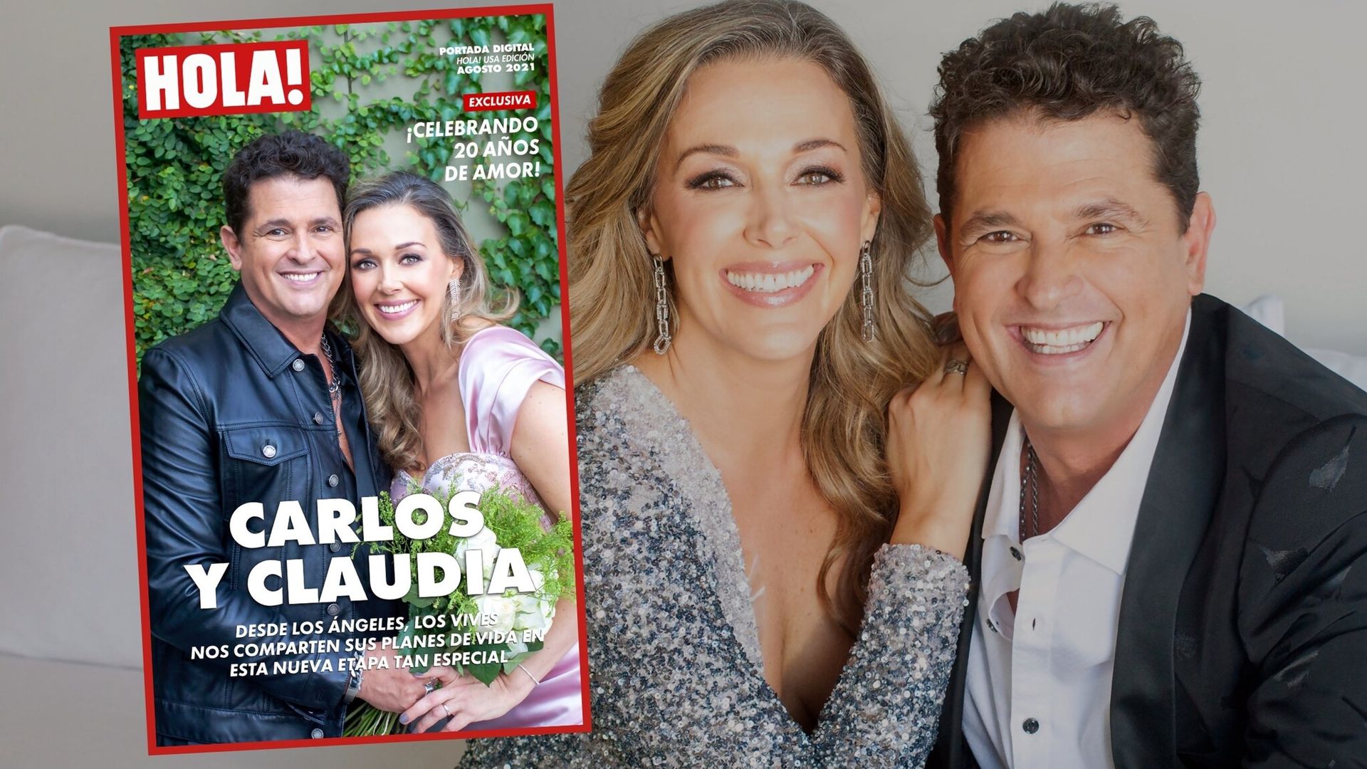 Exclusiva: Carlos Vives y su esposa, Claudia Elena Vásquez, celebran 20 años de amor