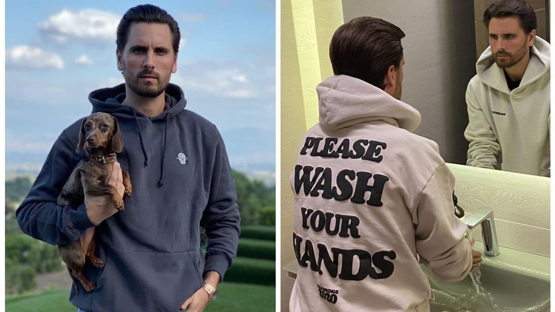 Scott Disick, ex de Kourtney Kardashian, se inspira en el coronavirus para una nueva línea de ropa