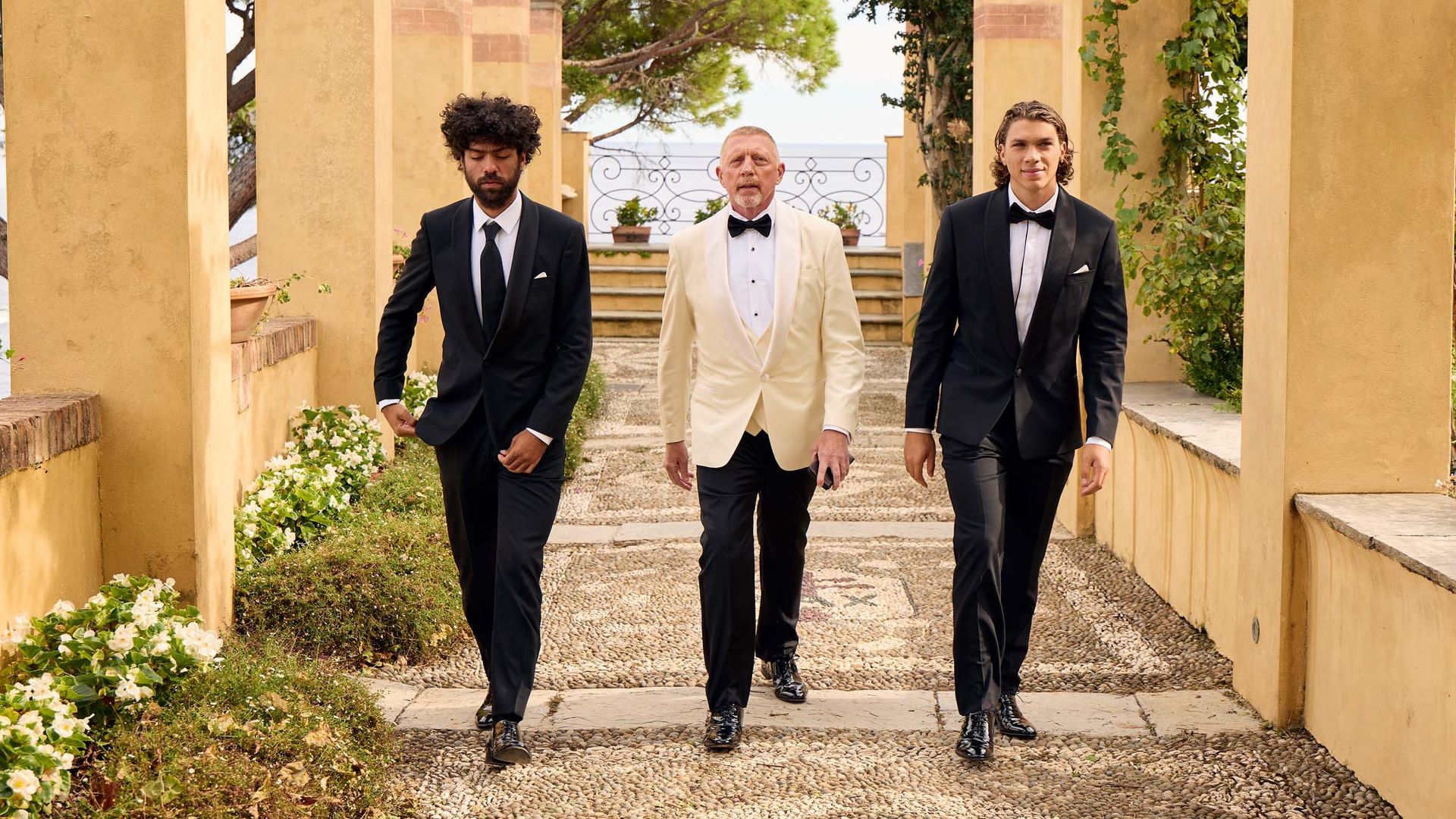 Boris Becker’s wedding to Lilian Carvalho on the Italian Riviera