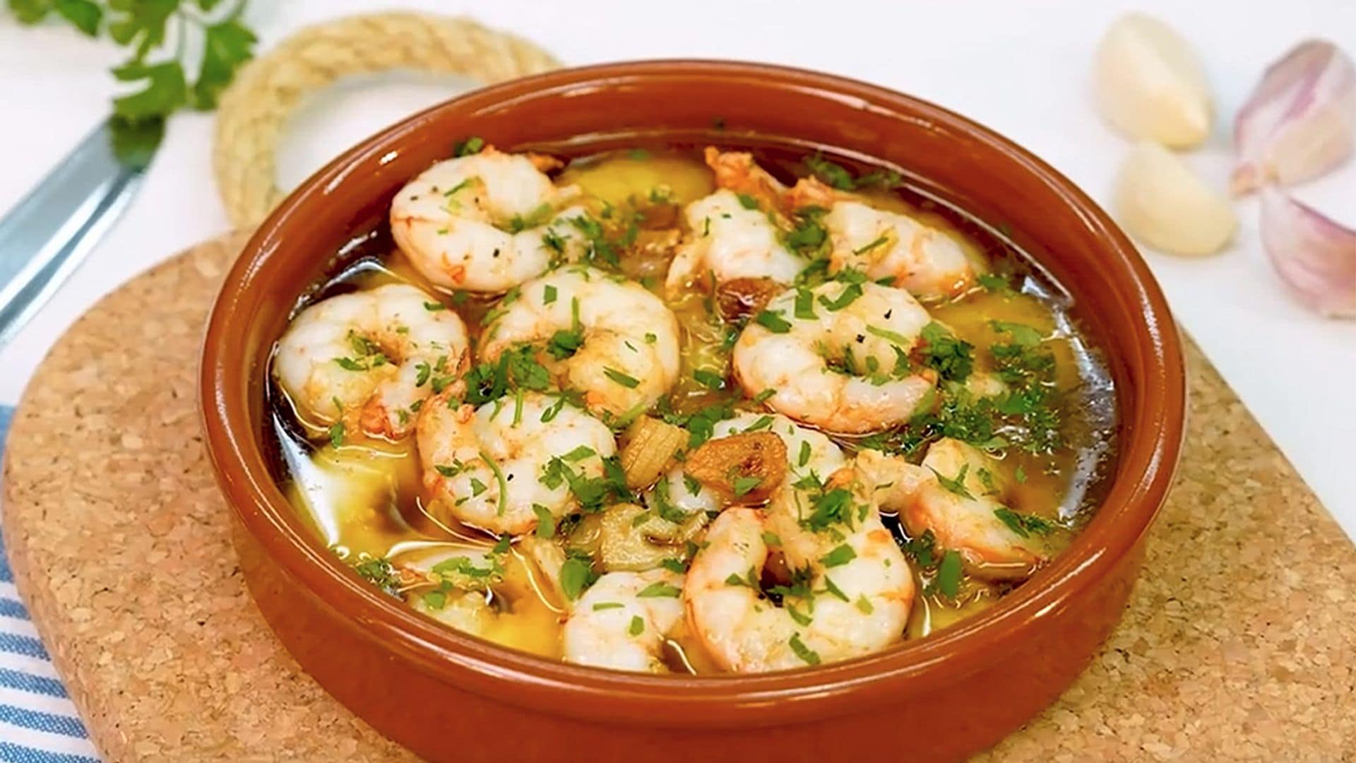 Gambas al ajillo: receta fácil y deliciosa