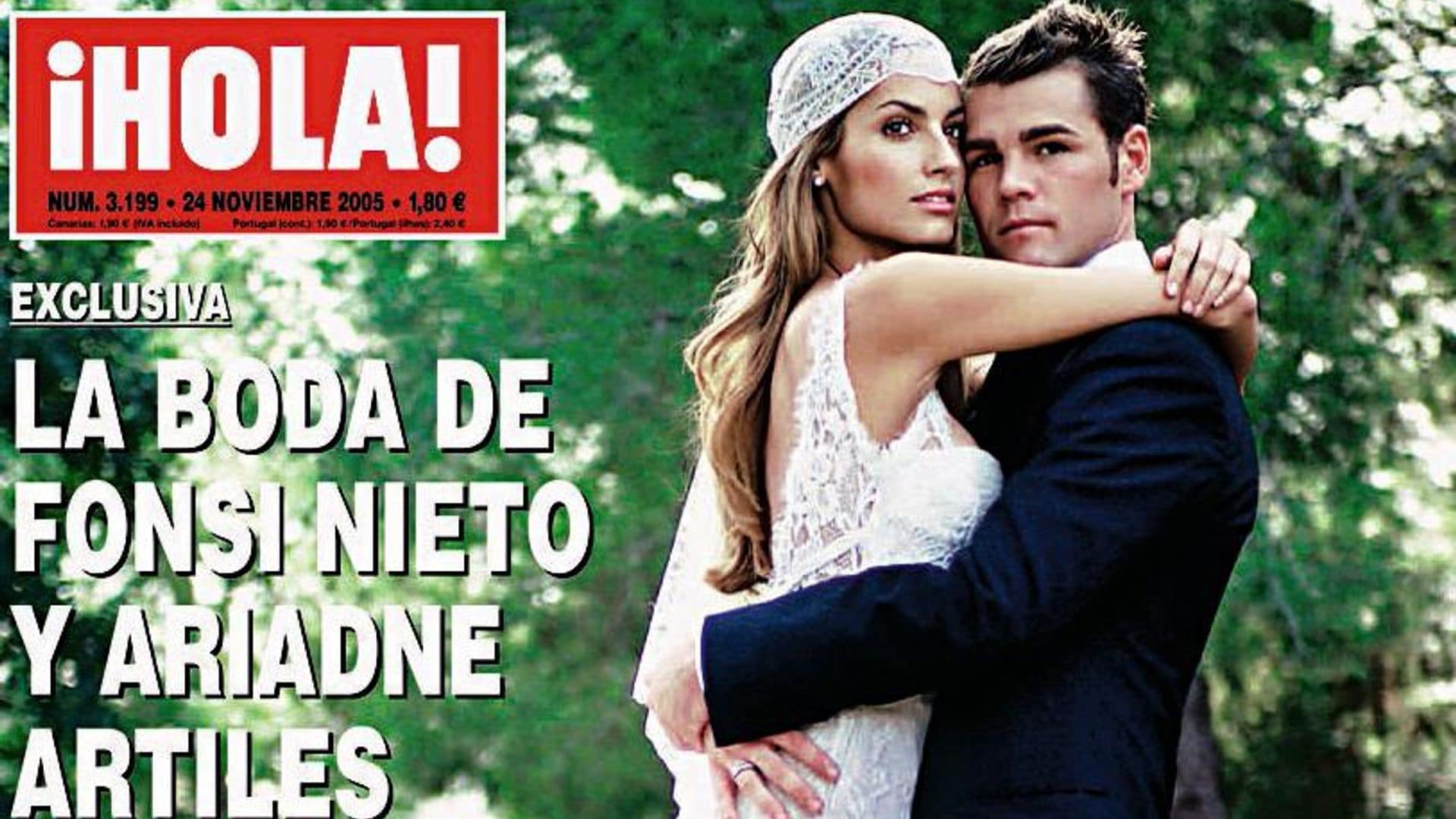 Fonsi Nieto: Así contó ¡HOLA! su boda con Ariadne Artiles