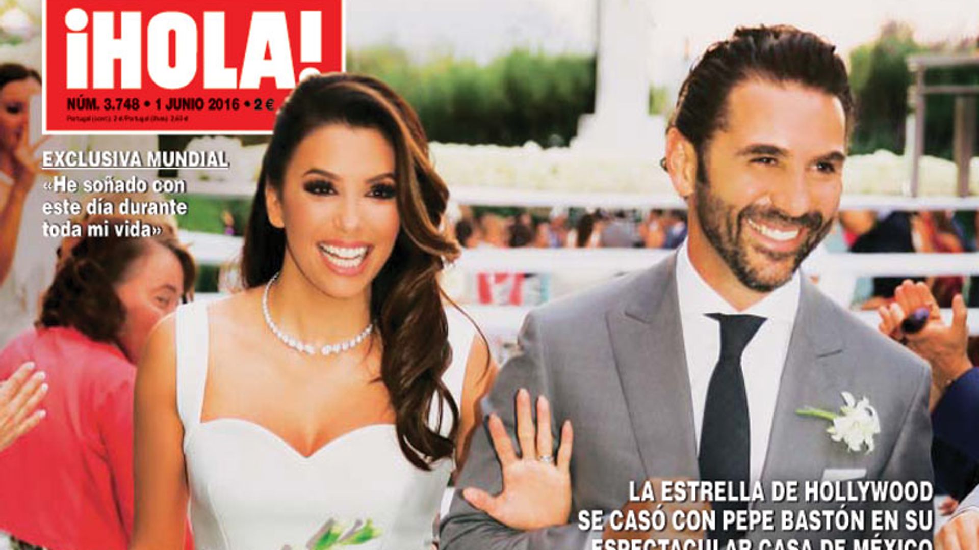 Exclusiva mundial en ¡HOLA!: La fabulosa boda de Eva Longoria