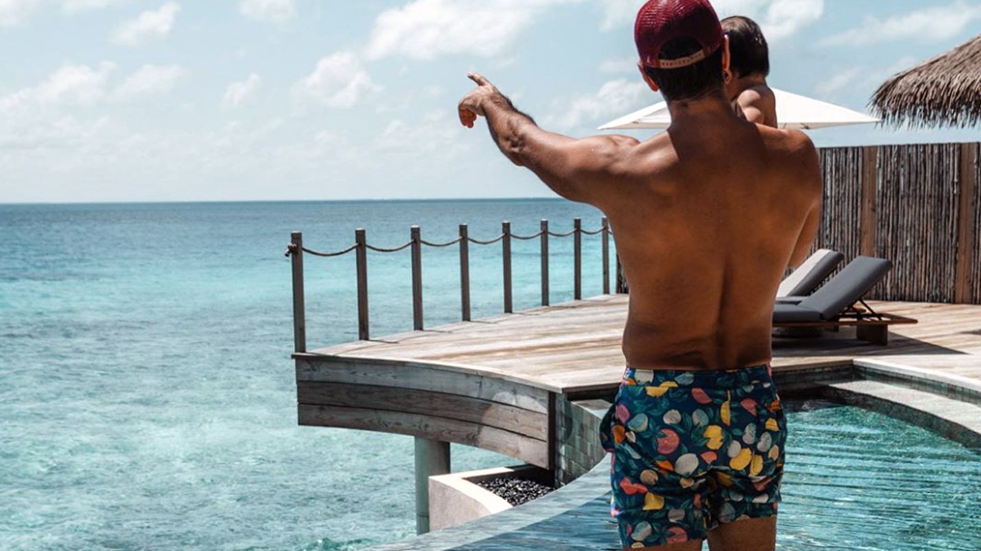 Ana Boyer y Fernando Verdasco se escapan al paraíso con su bebé