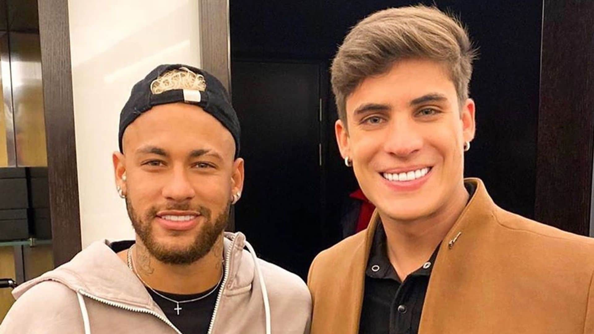 Neymar tiene un 'padrastro' seis años más joven que él y fan del Real Madrid