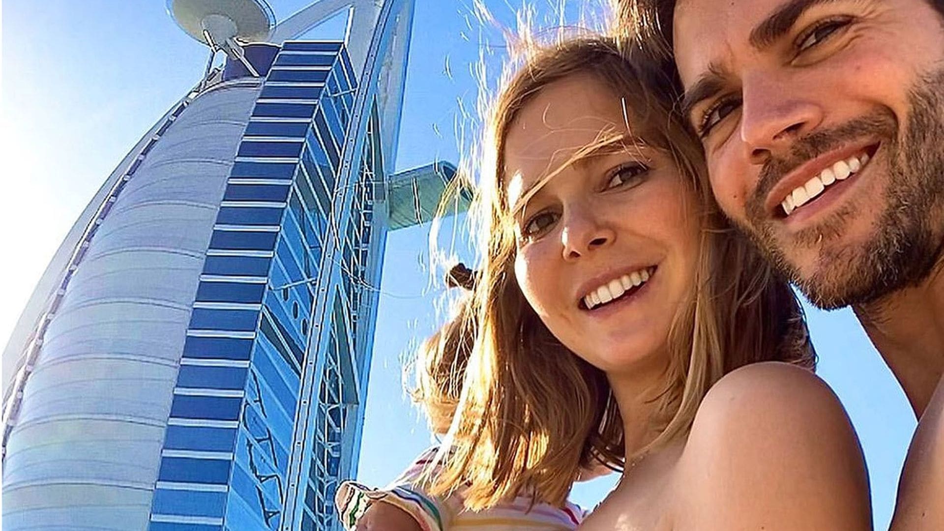 Natalia Sánchez se despide de su 'babymoon' con un día lleno de diversión para la pequeña Lia