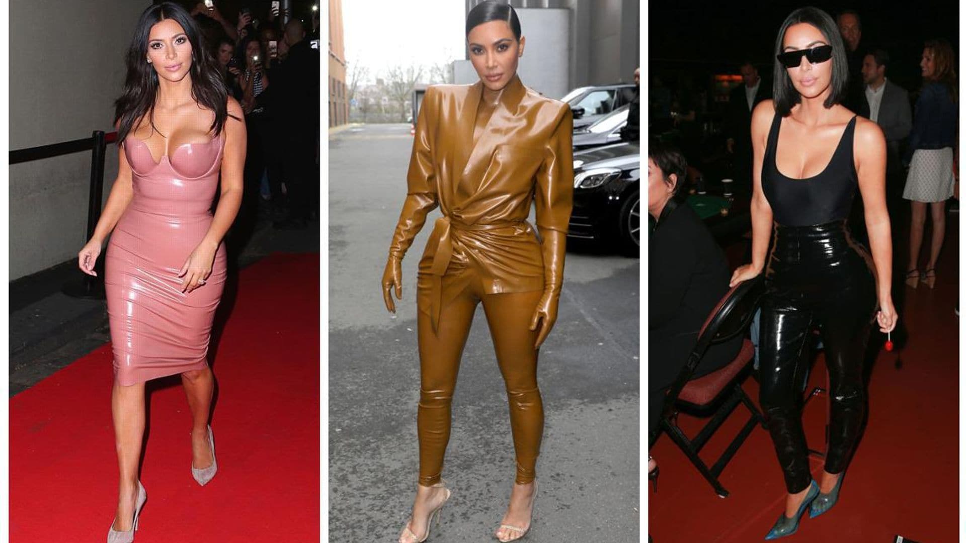 Kim Kardashian y las veces que nos ha impactado con looks de látex