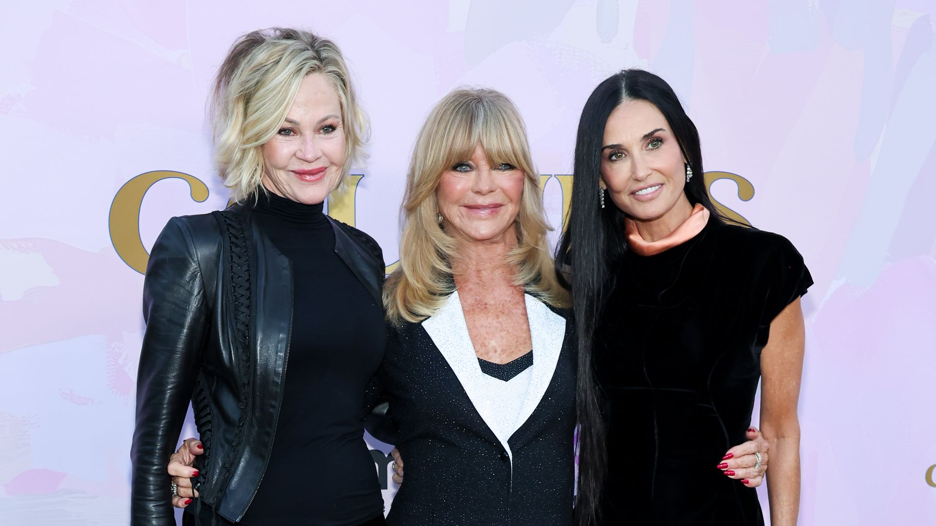 El encuentro de Melanie Griffith, Demi Moore y Goldie Hawn, tres íconos de los 90, además de íntimas amigas