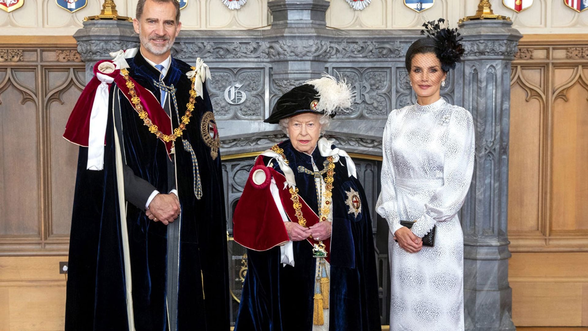 Los reyes Felipe y Letizia felicitan con 'mucho cariño' a Isabel II por su Jubileo de Platino