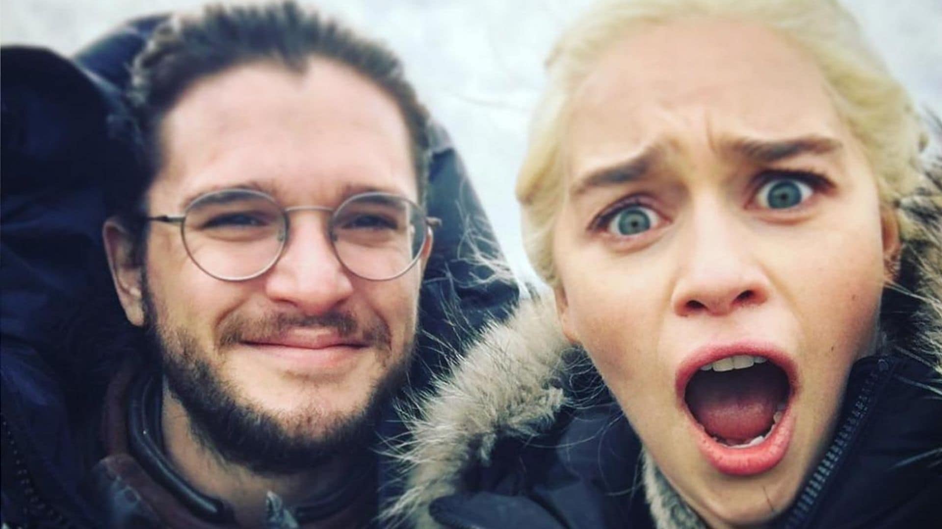 El reencuentro de Emilia Clarke con sus dos amores de 'Juego de Tronos'