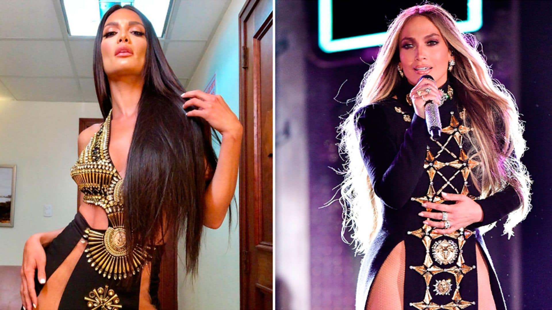 El revelador vestido de Zuleyka Rivera que nos recordó a Jennifer Lopez