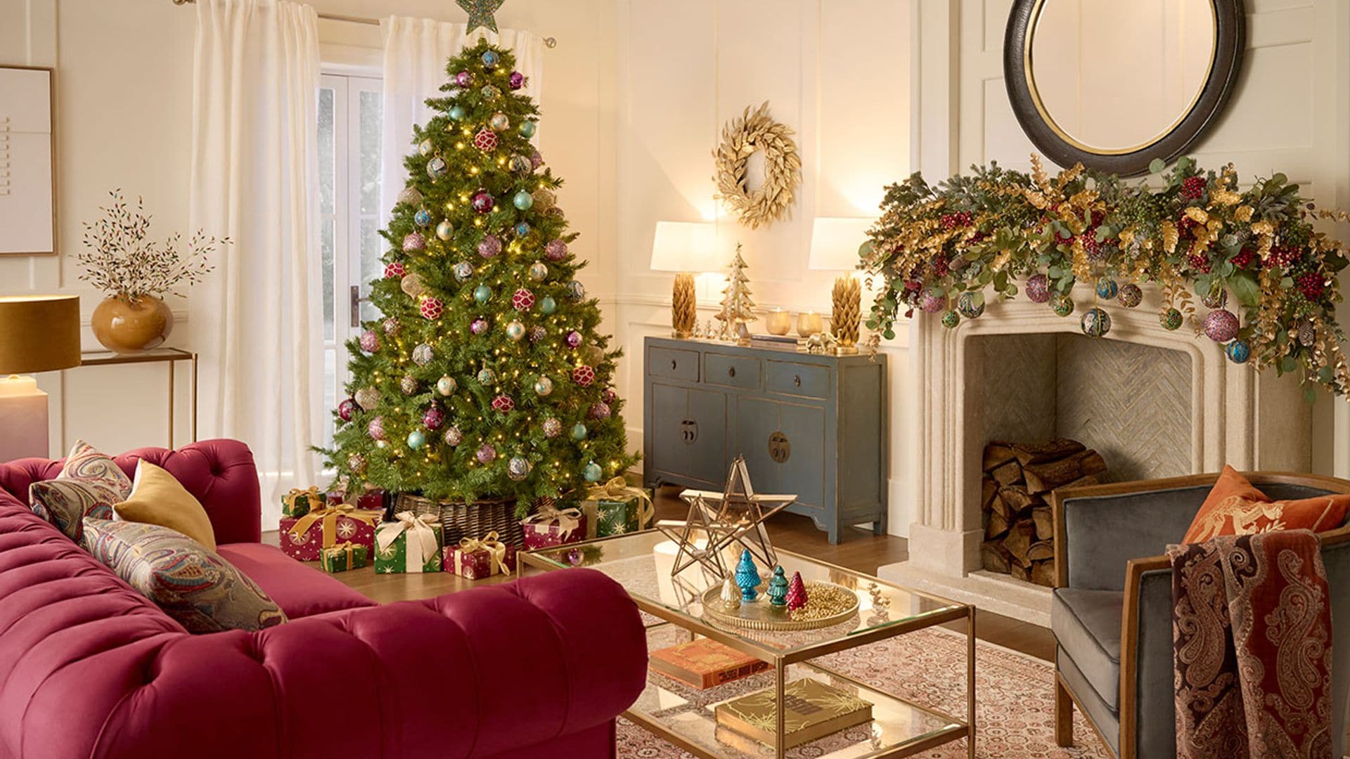 Más allá del árbol de Navidad: ideas para decorar otros muebles de la casa