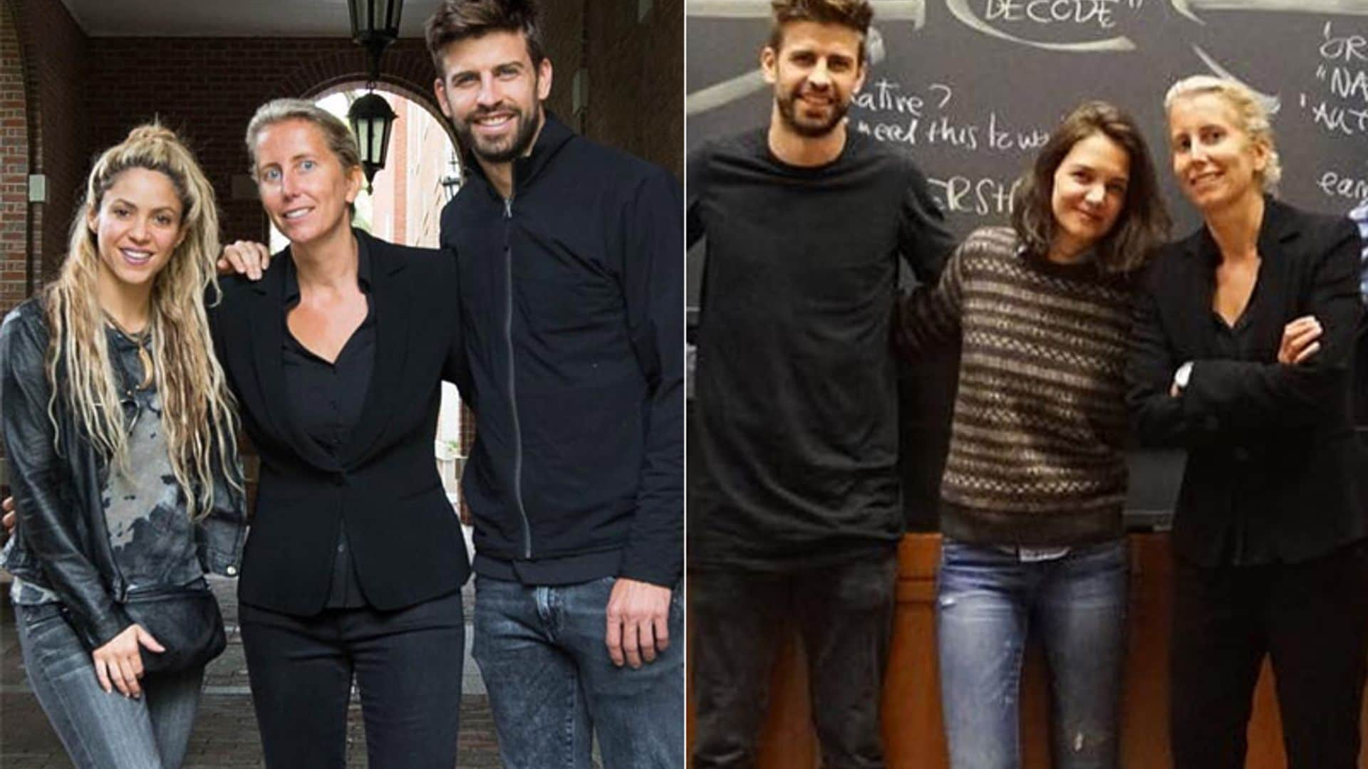 Gerard Piqué y Katie Holmes, compañeros de pupitre en Harvard