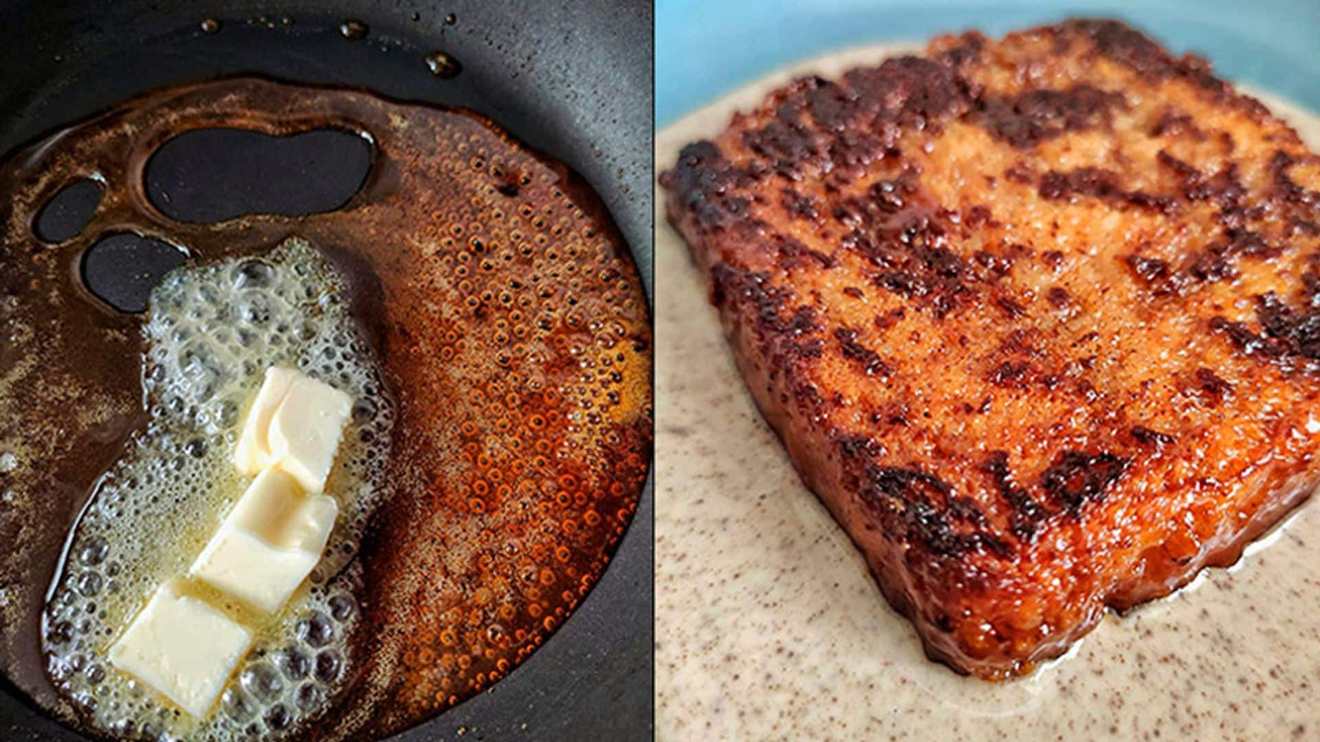 Torrijas con caramelo de canela