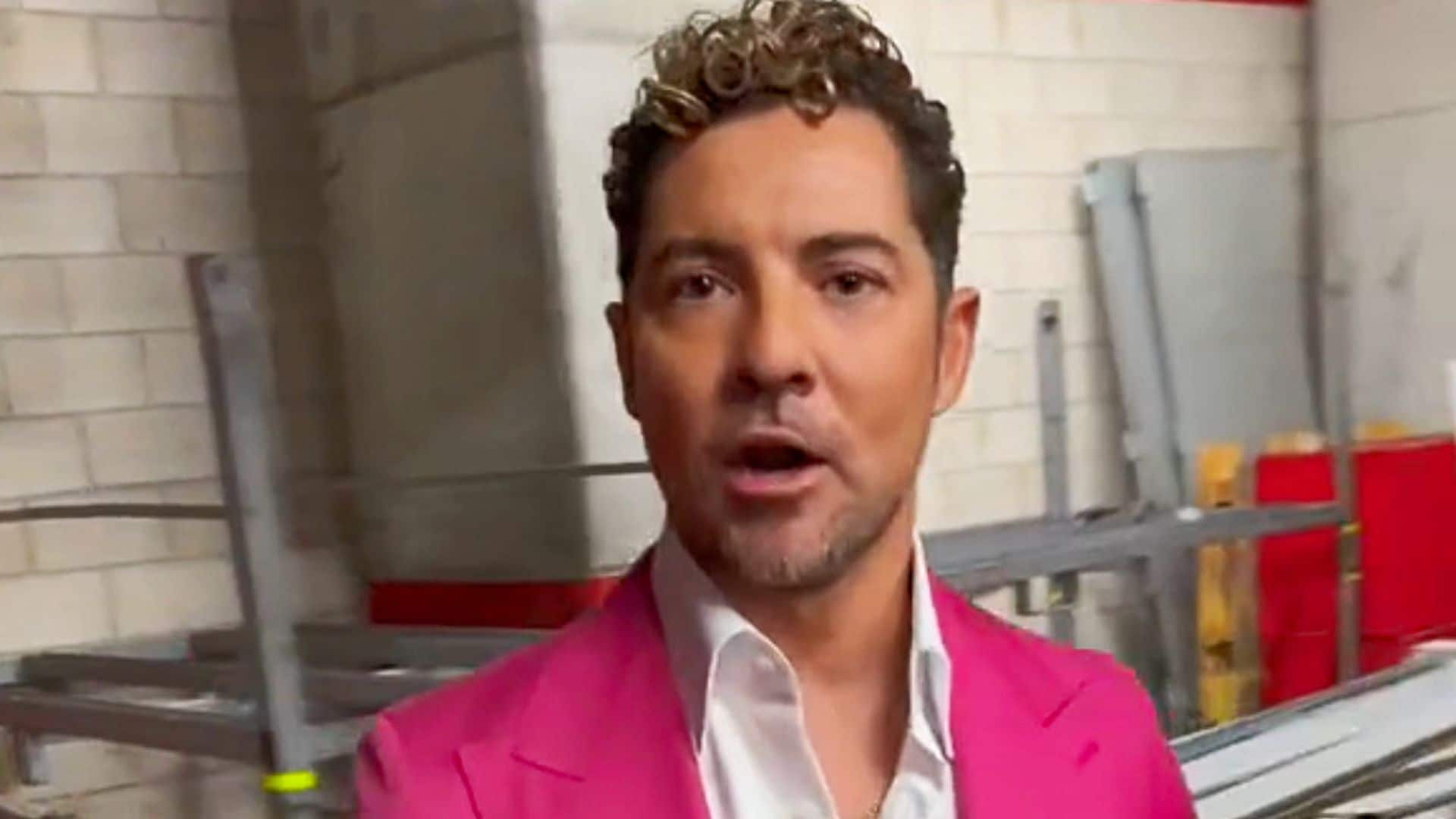 La secuencia completa del vídeo viral de David Bisbal que no deja indiferente a nadie