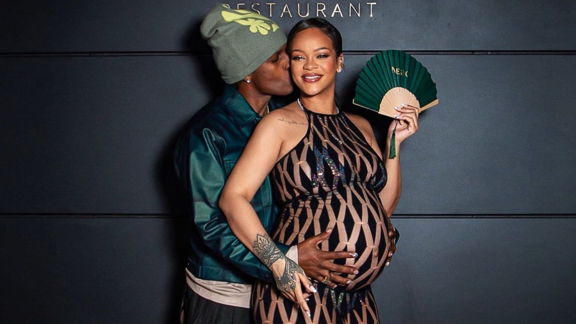 El rompedor posado de Rihanna en la recta final de su embarazo junto a A$AP Rocky