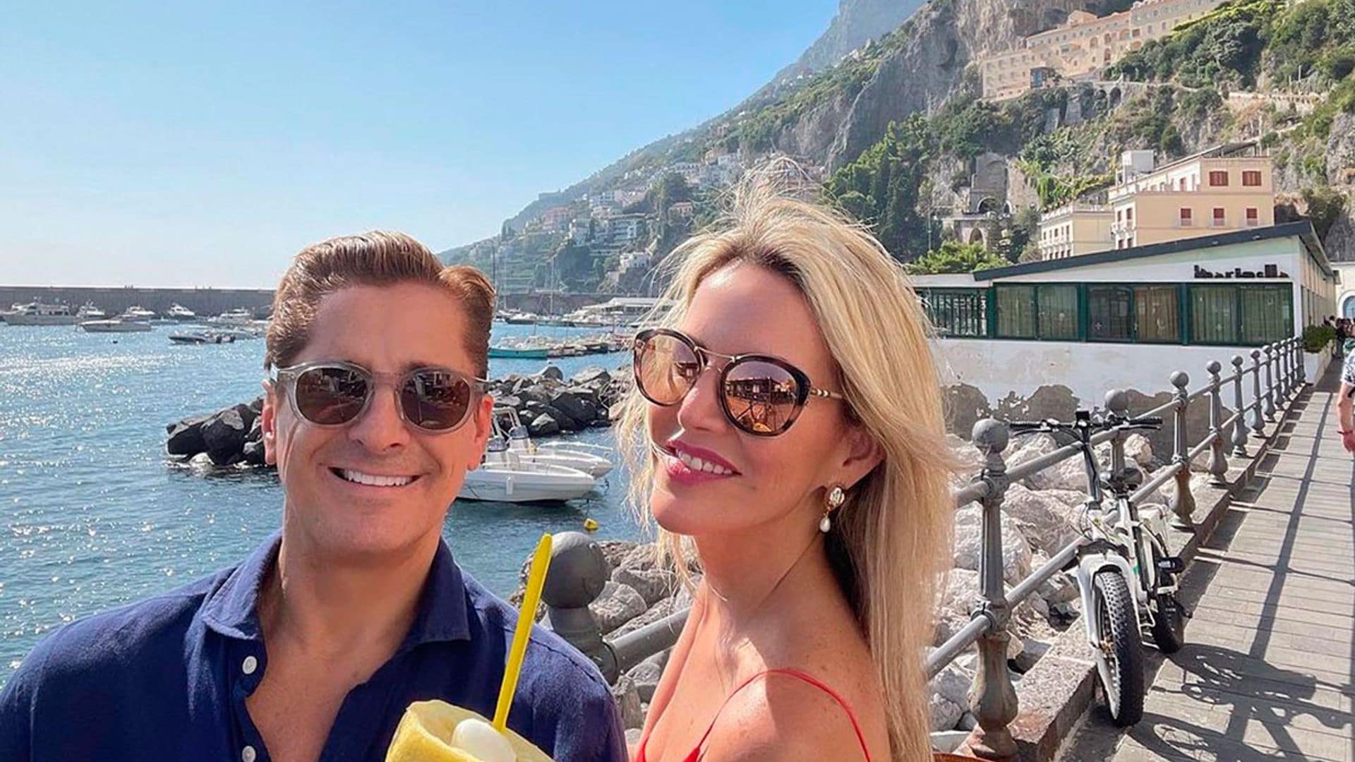 Las románticas vacaciones de Alejandro Basteri y su novia en Italia