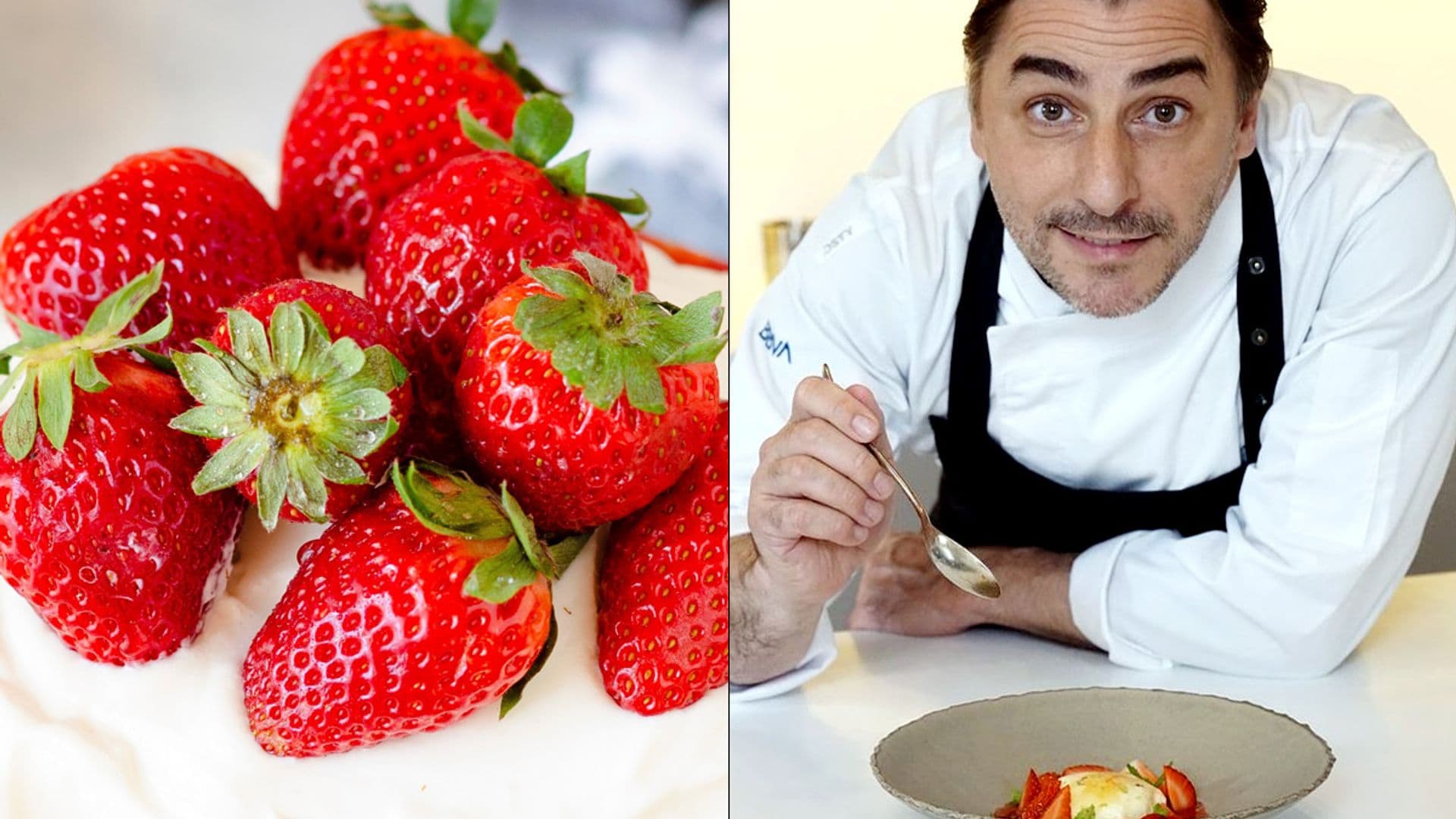 Fresas con nata: la alucinante versión de Jordi Roca (que tú también puedes hacer en casa)