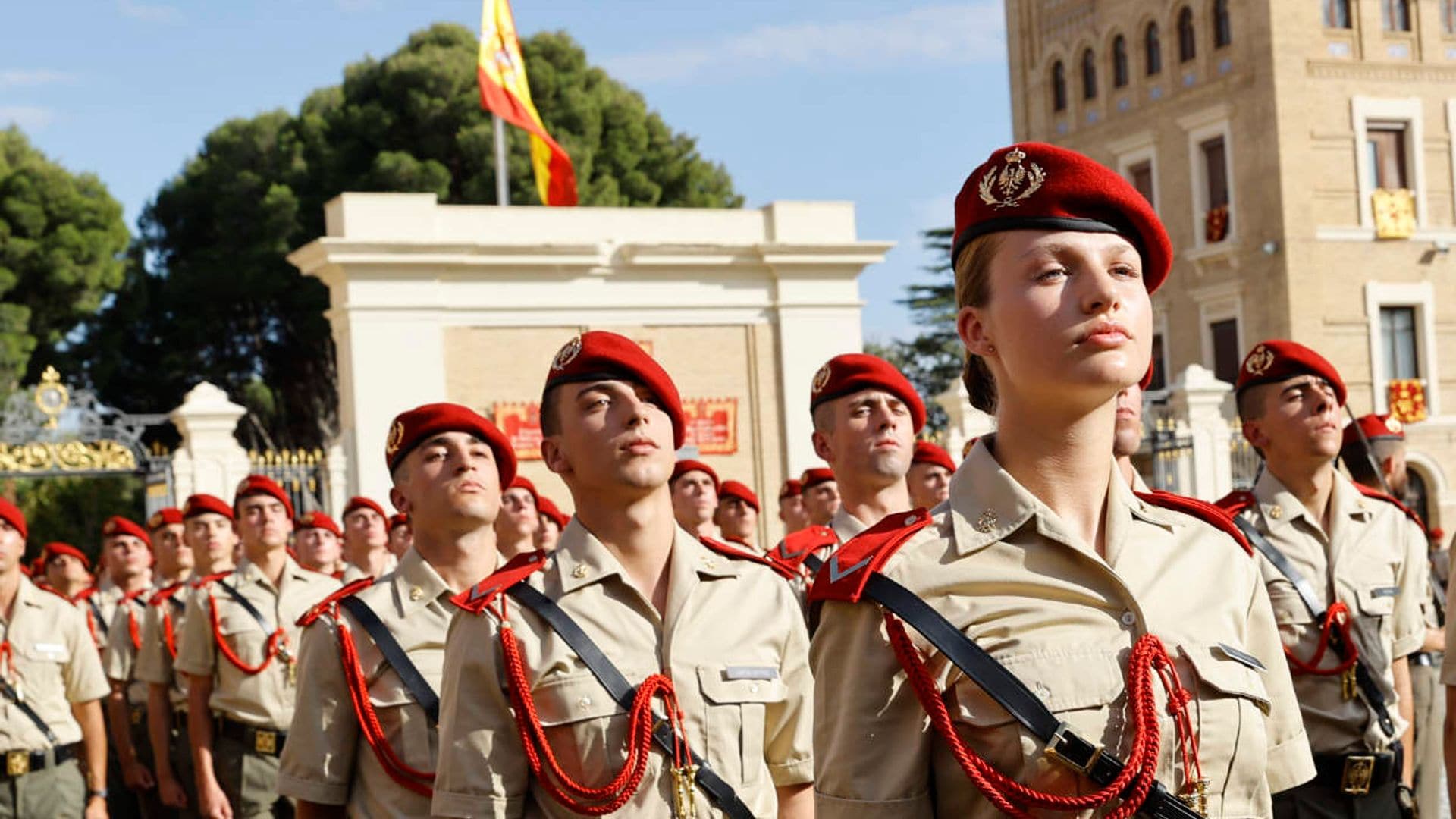 Así será el acto de ofrenda floral a la Virgen del Pilar en el que participará la princesa Leonor con sus compañeros de la Academia militar