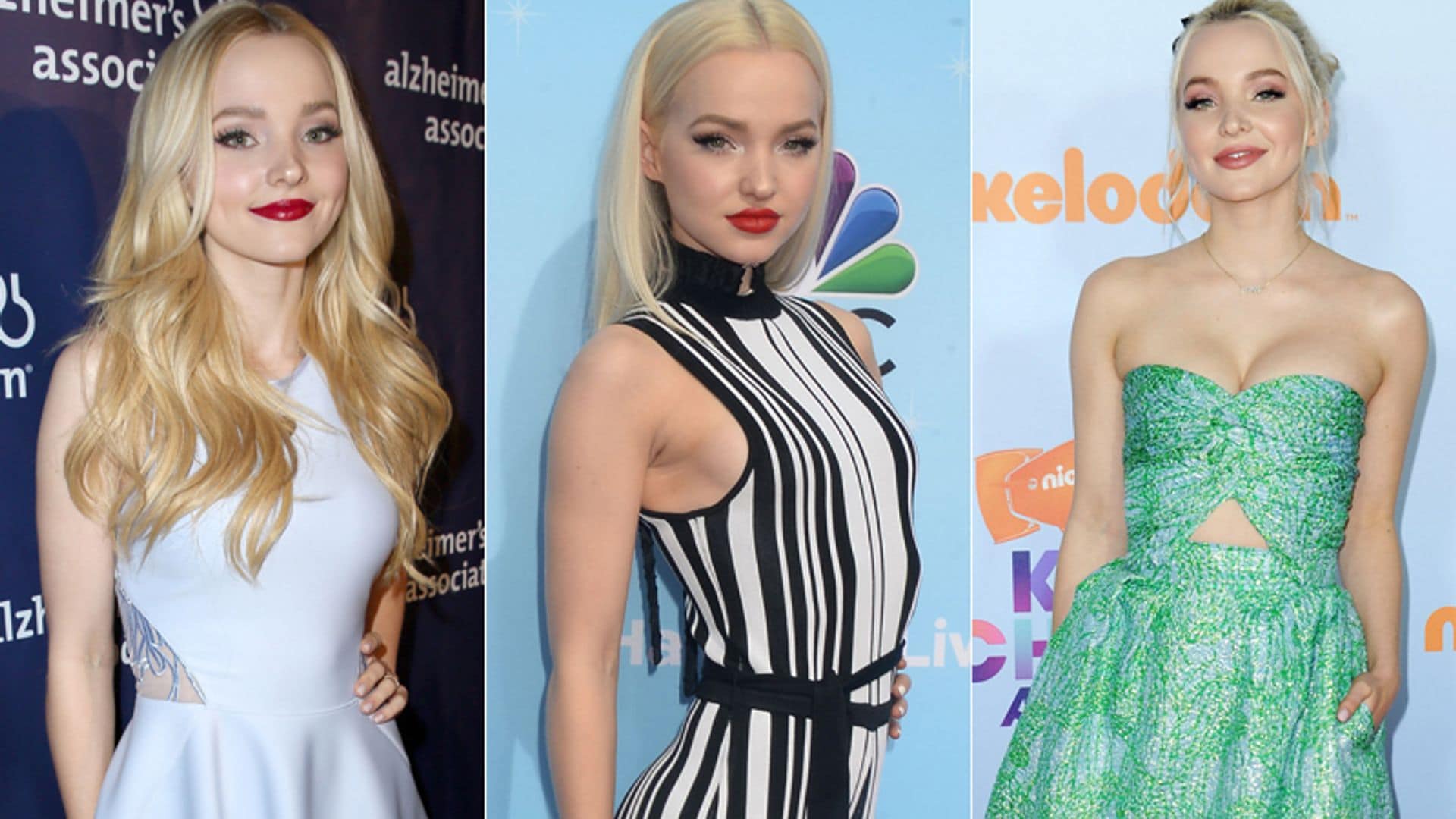 Corte midi, escotazos, vestidos ajustados...así son los 'looks' de Dove Cameron