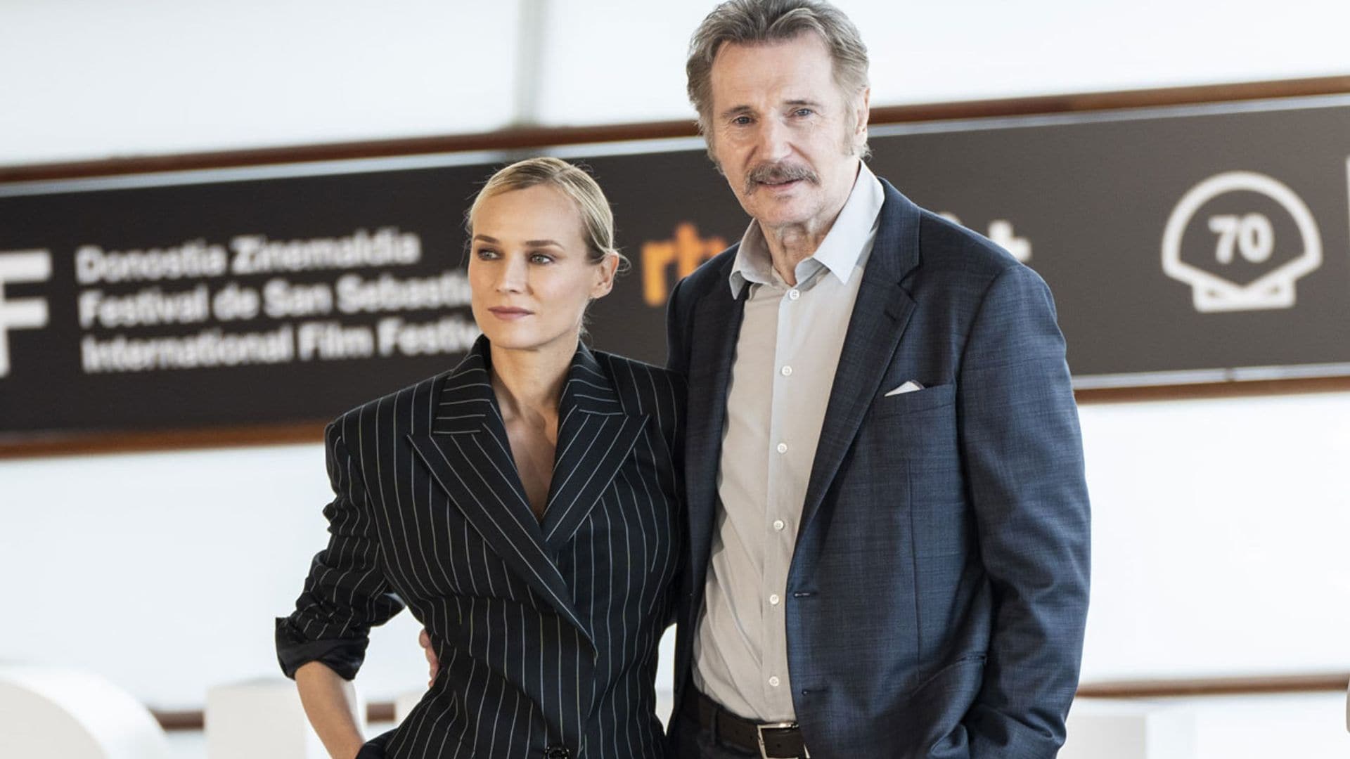 Liam Neeson y Diane Kruger brillan en la jornada de clausura del Festival de San Sebastián