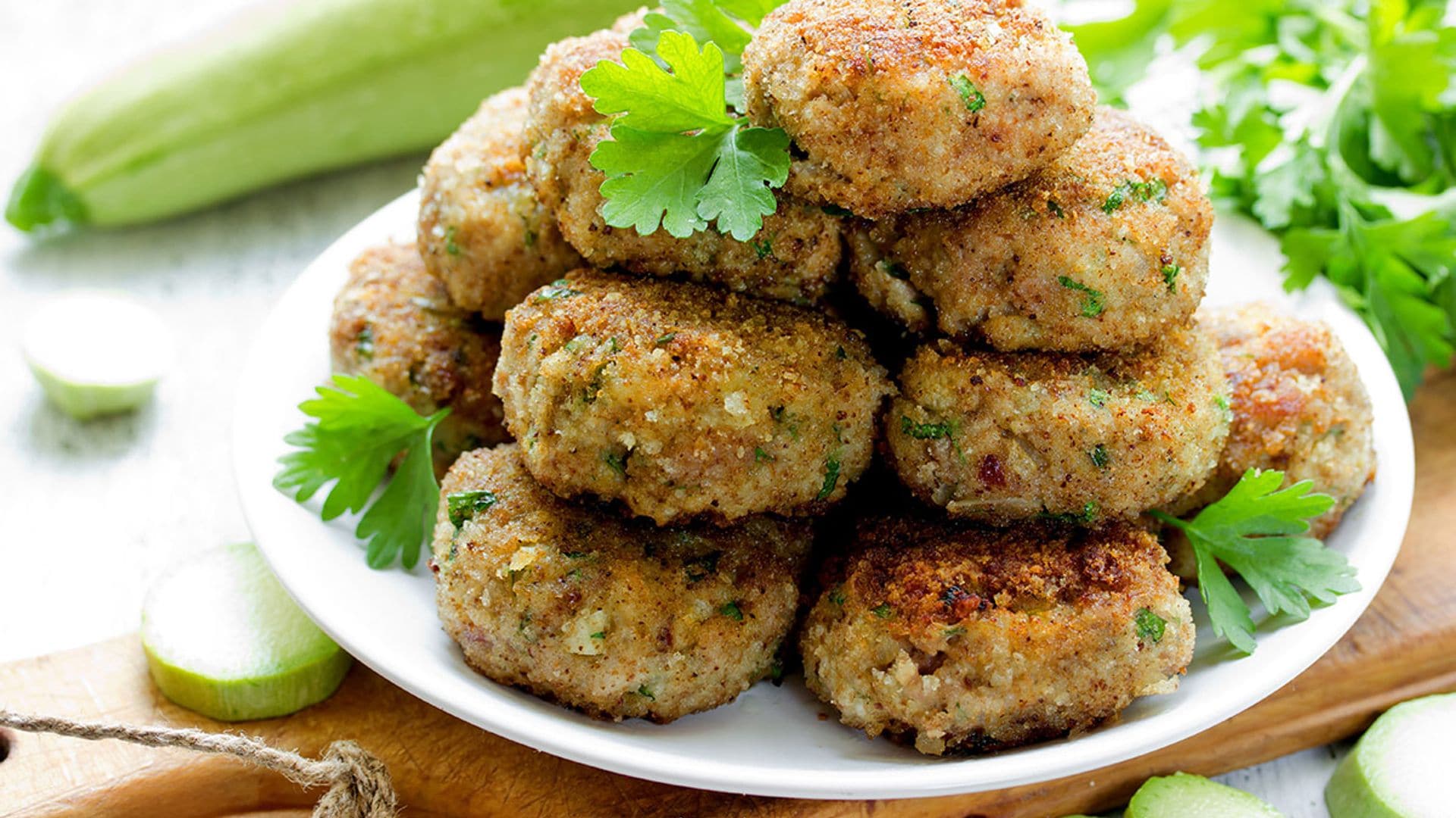 Filetes rusos de calabacín y bulgur