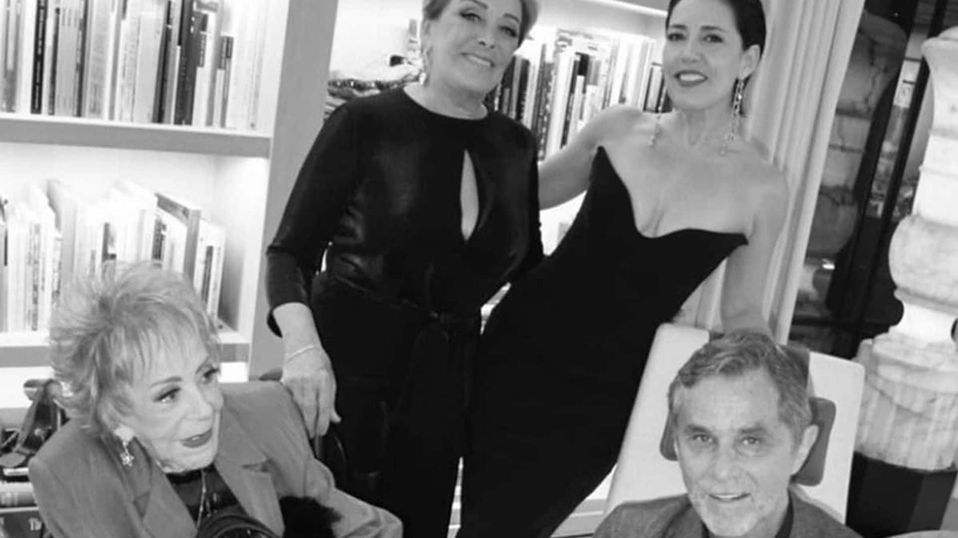 Las imágenes de Humberto Zurita y Stephanie Salas de celebración con Silvia Pinal y Michelle Salas