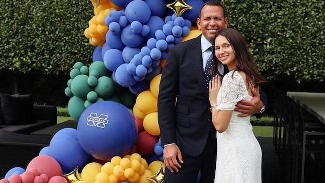 alex rodriguez y su hija tashi