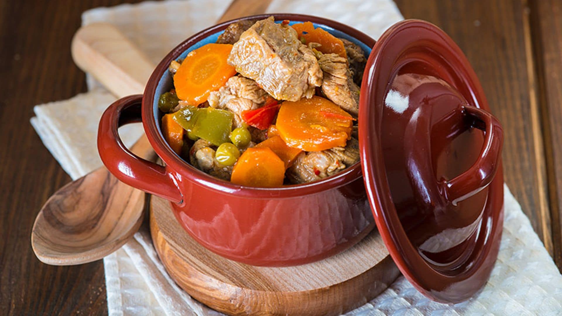 Ragú de ternera con hortalizas