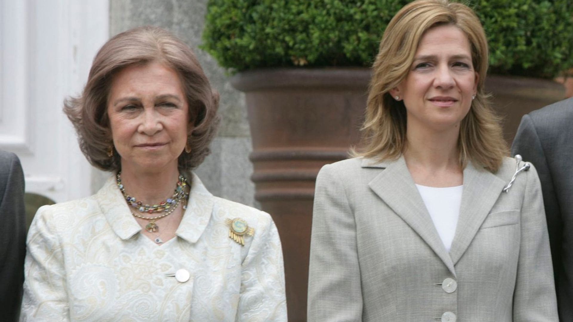 Doña Sofía vuela de Atenas a Ginebra para celebrar el cumpleaños de la Infanta Cristina