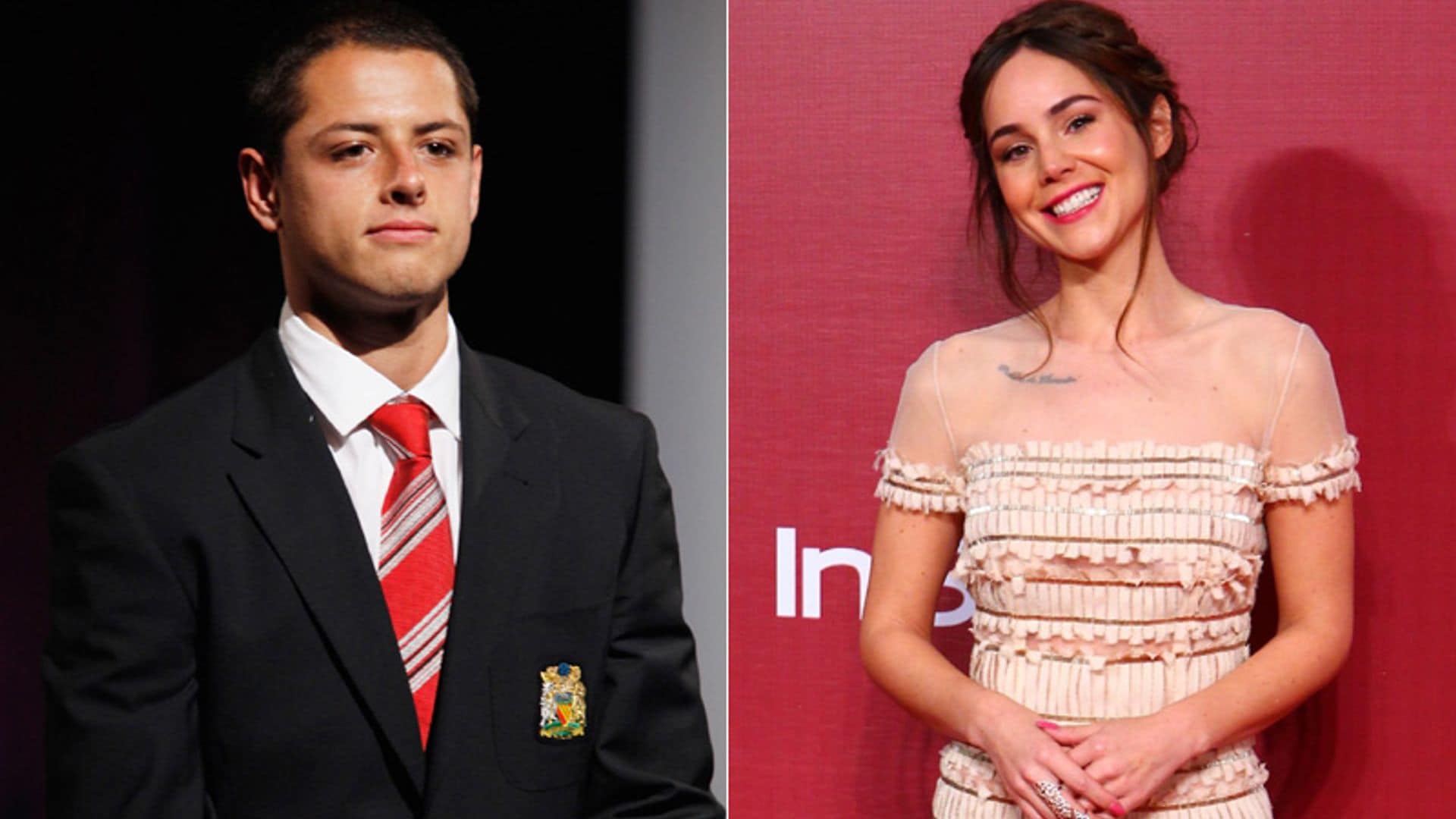 'Chicharito' grita su amor por Camila Sodi