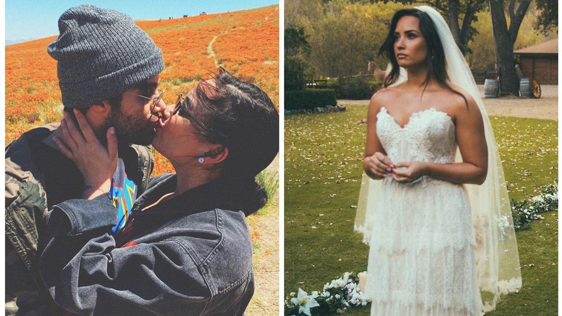 Así imagina Demi Lovato su vestido de novia para su boda con Max Ehrich