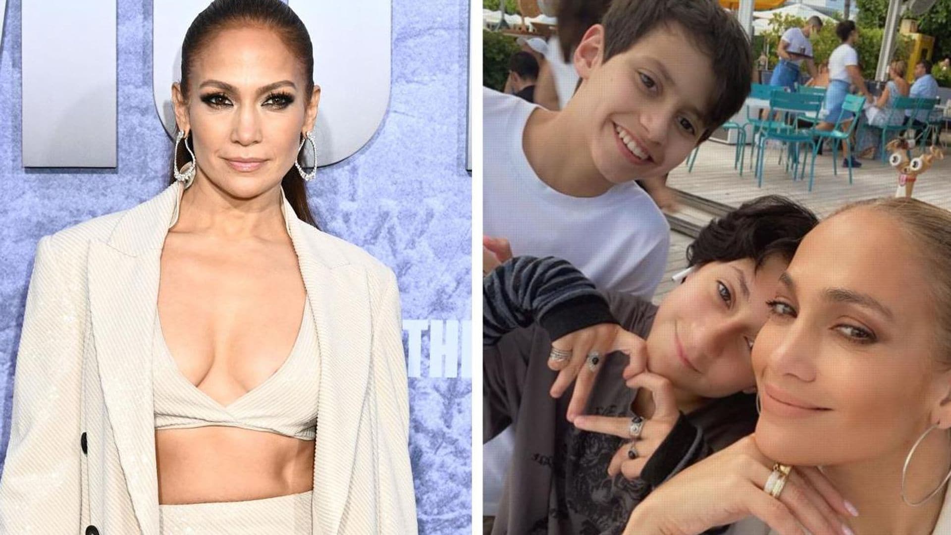 Jennifer Lopez revela que siente culpa por un detalle en la vida de sus hijos