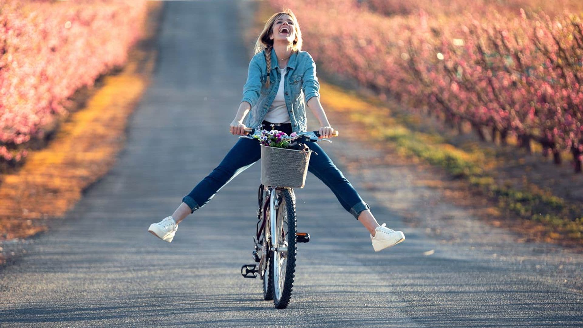 mujer bici