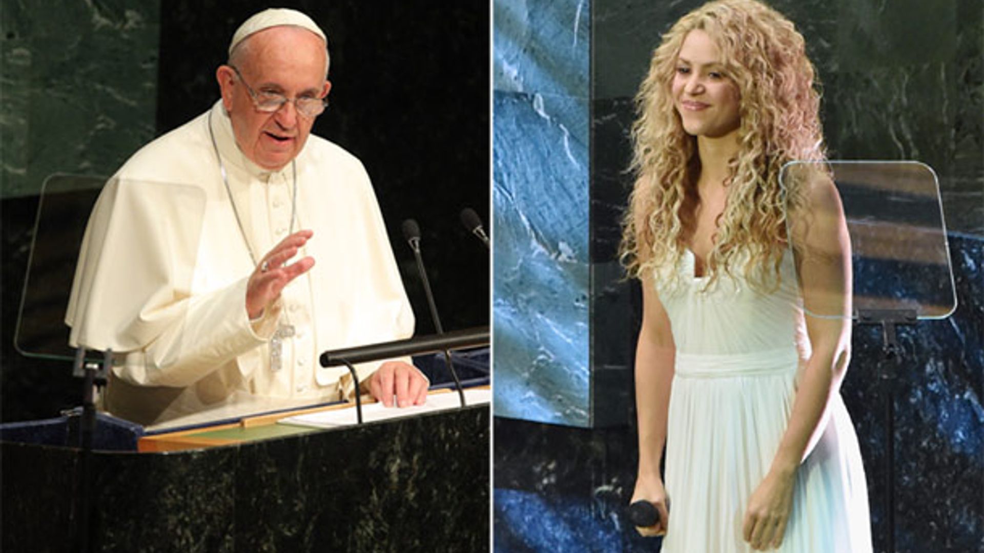 Shakira 'comparte escenario' con... ¡el Papa Francisco!