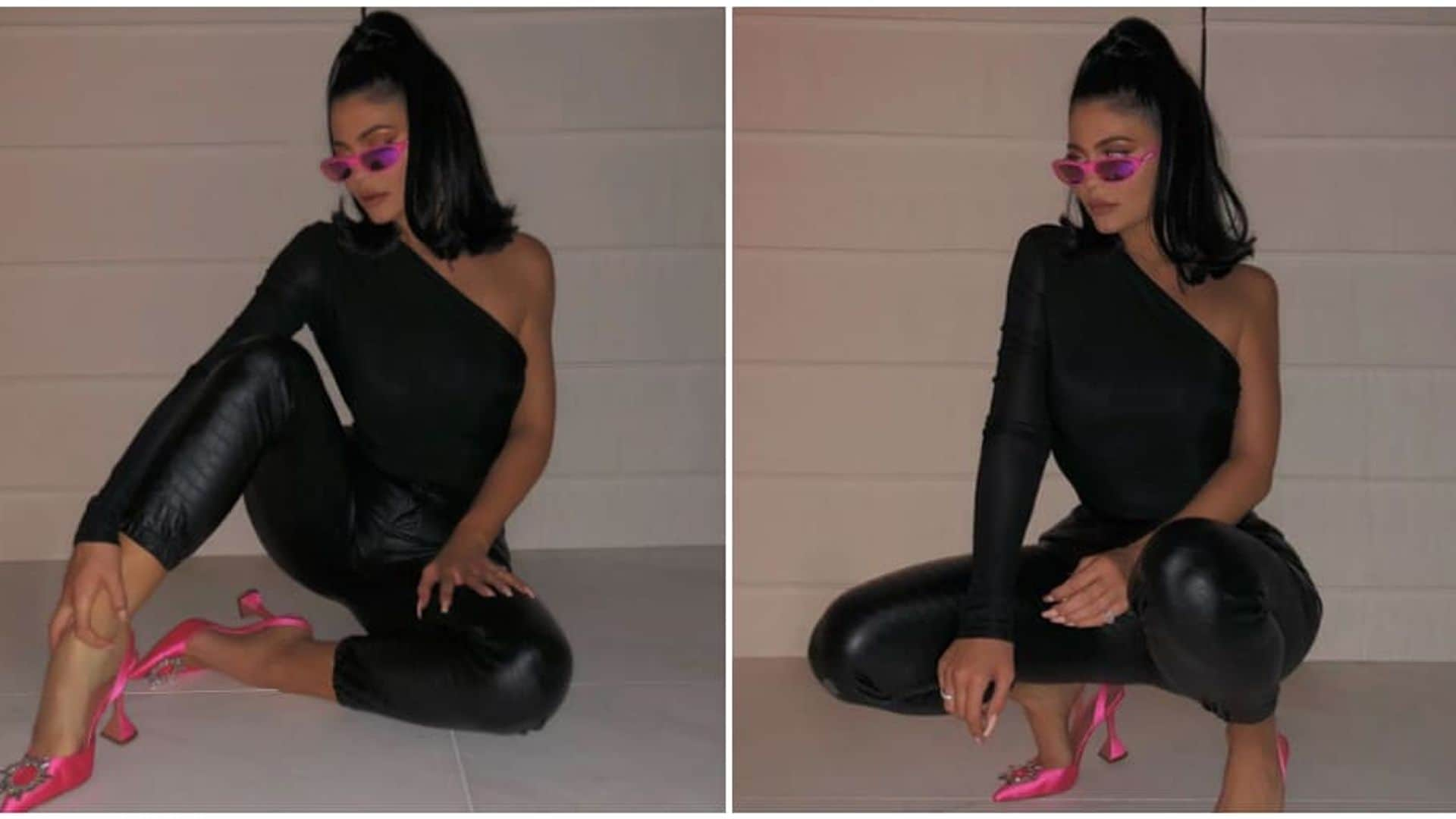 Kylie Jenner y su 'black outfit' moderno y 'chic'