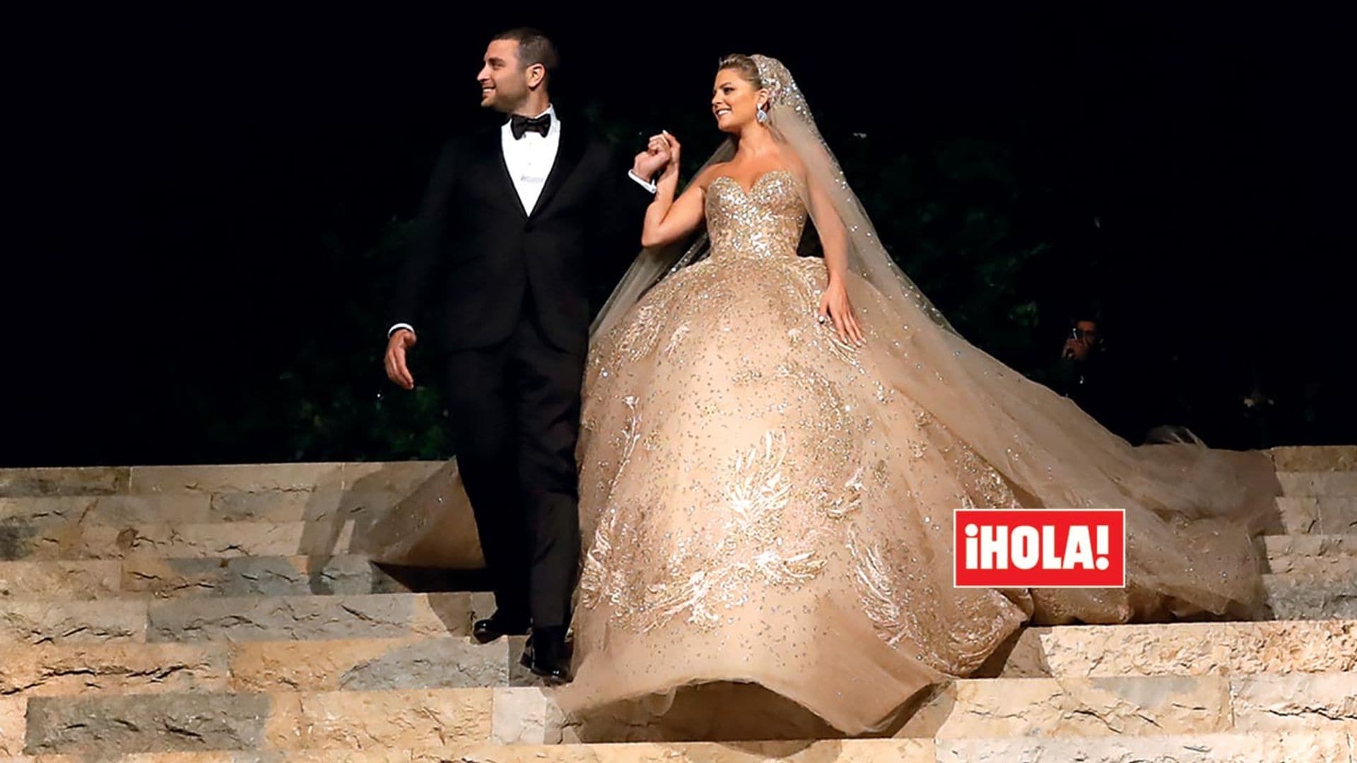 Exclusiva en ¡HOLA!, la boda de alta costura del hijo de Elie Saab