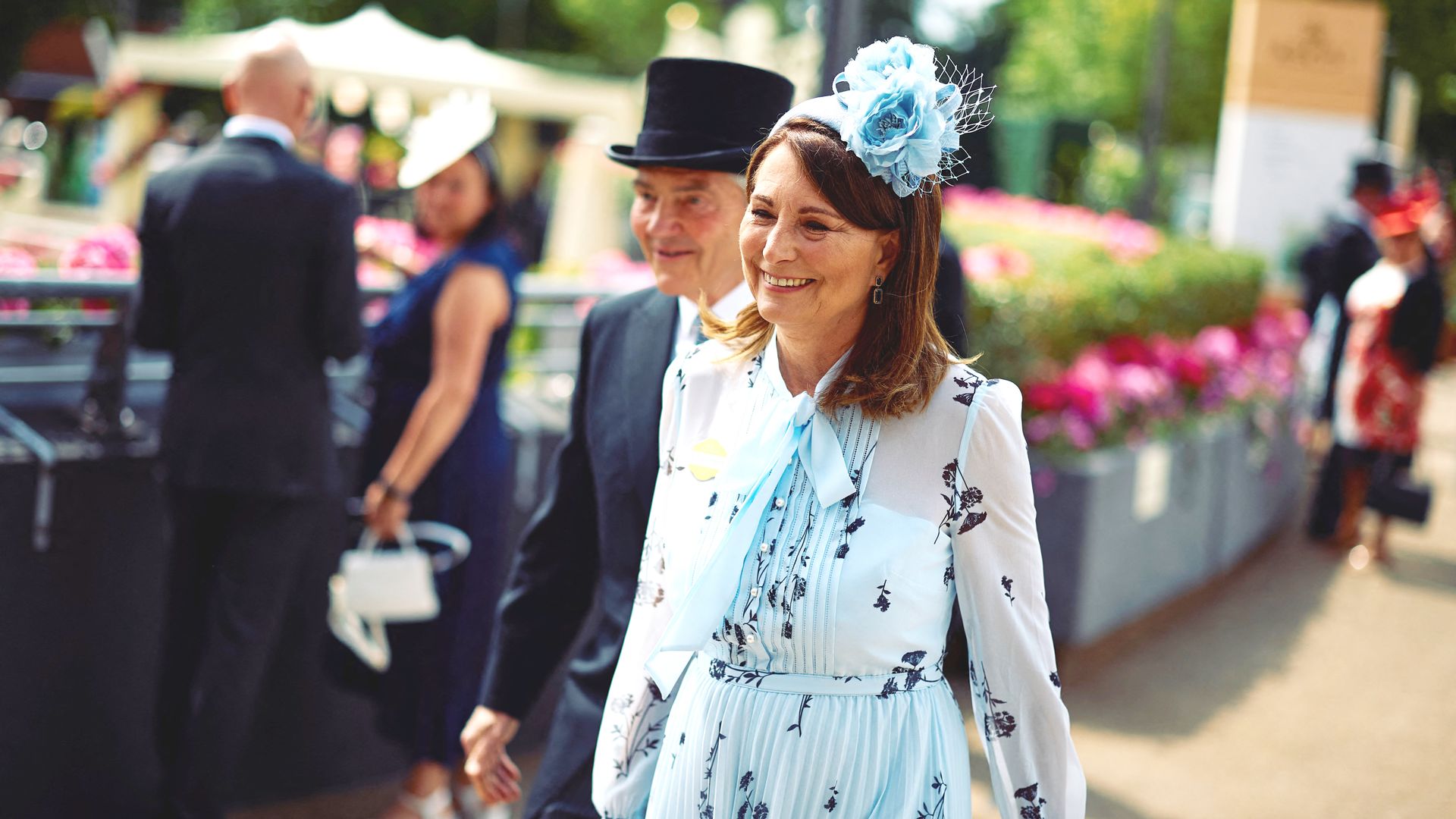 Los padres de Kate Middleton reaparecen en las carreras de Ascot